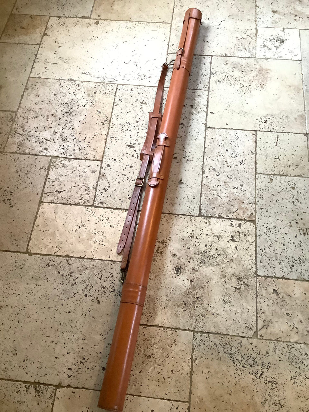 Brett Parsons Hand Crafted Leather Rod Carrier
