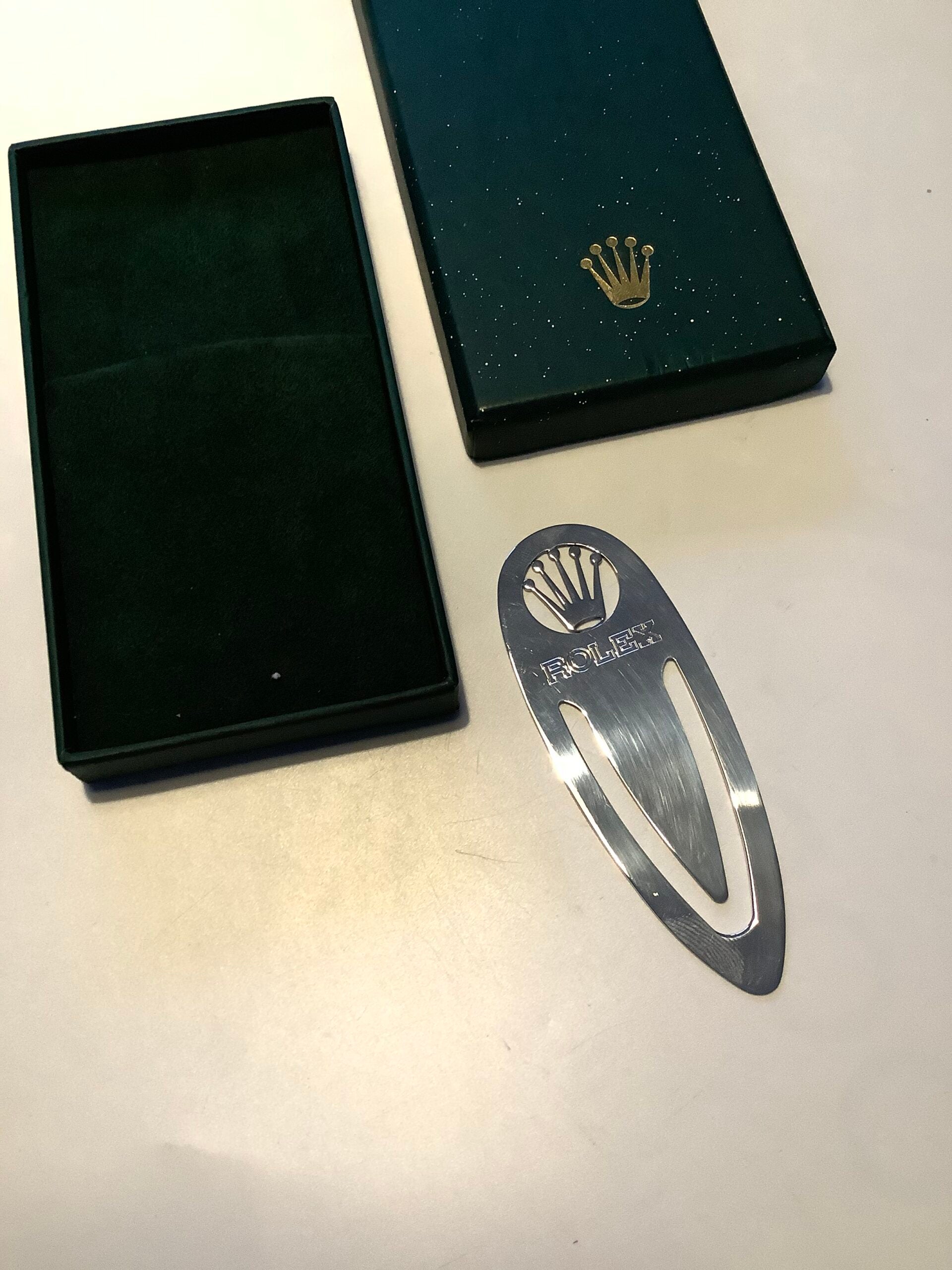 Rare Rolex silver Book Marker