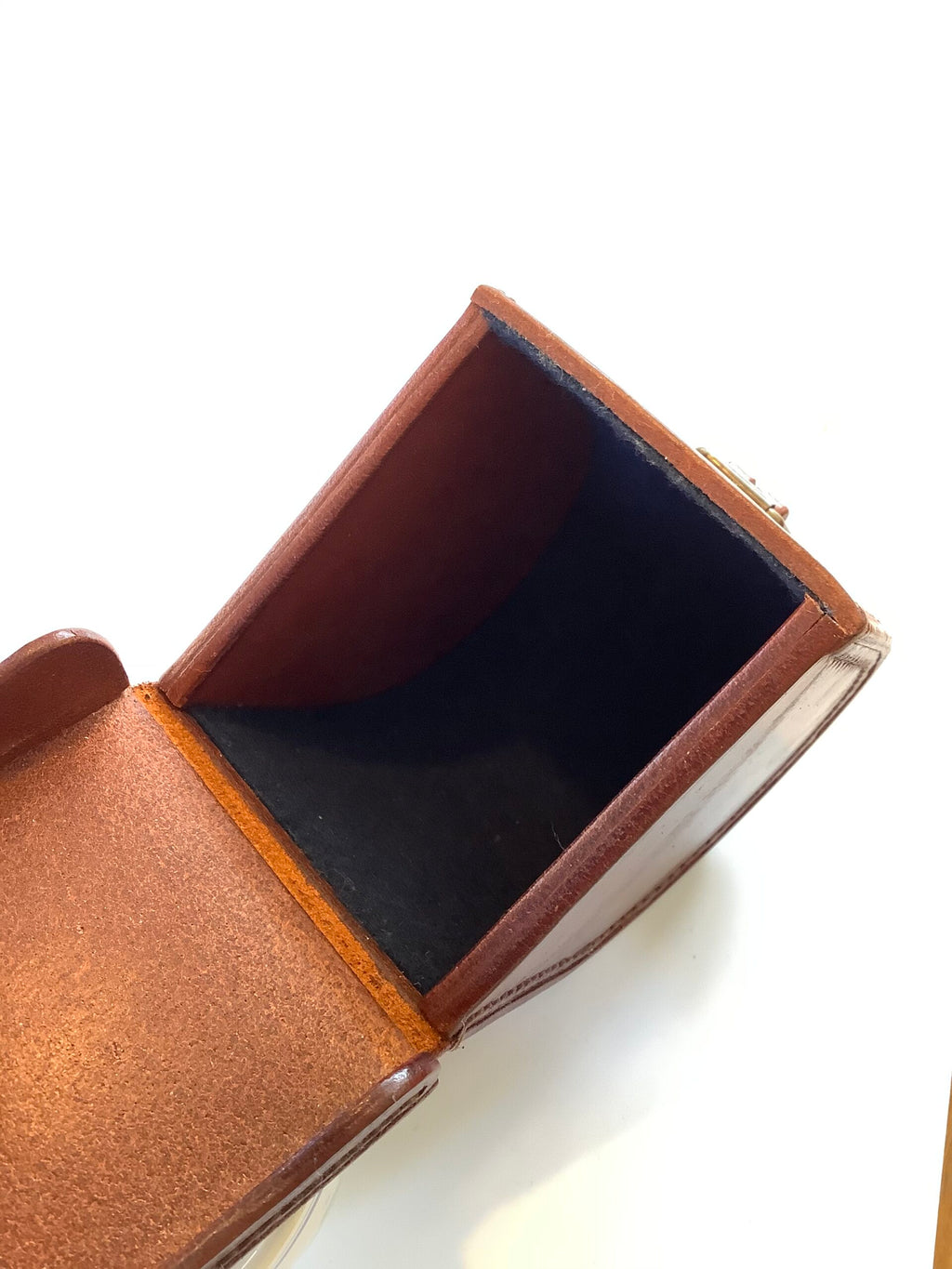 Very Rare Allan Gillespie Handmade Leather Reel Case