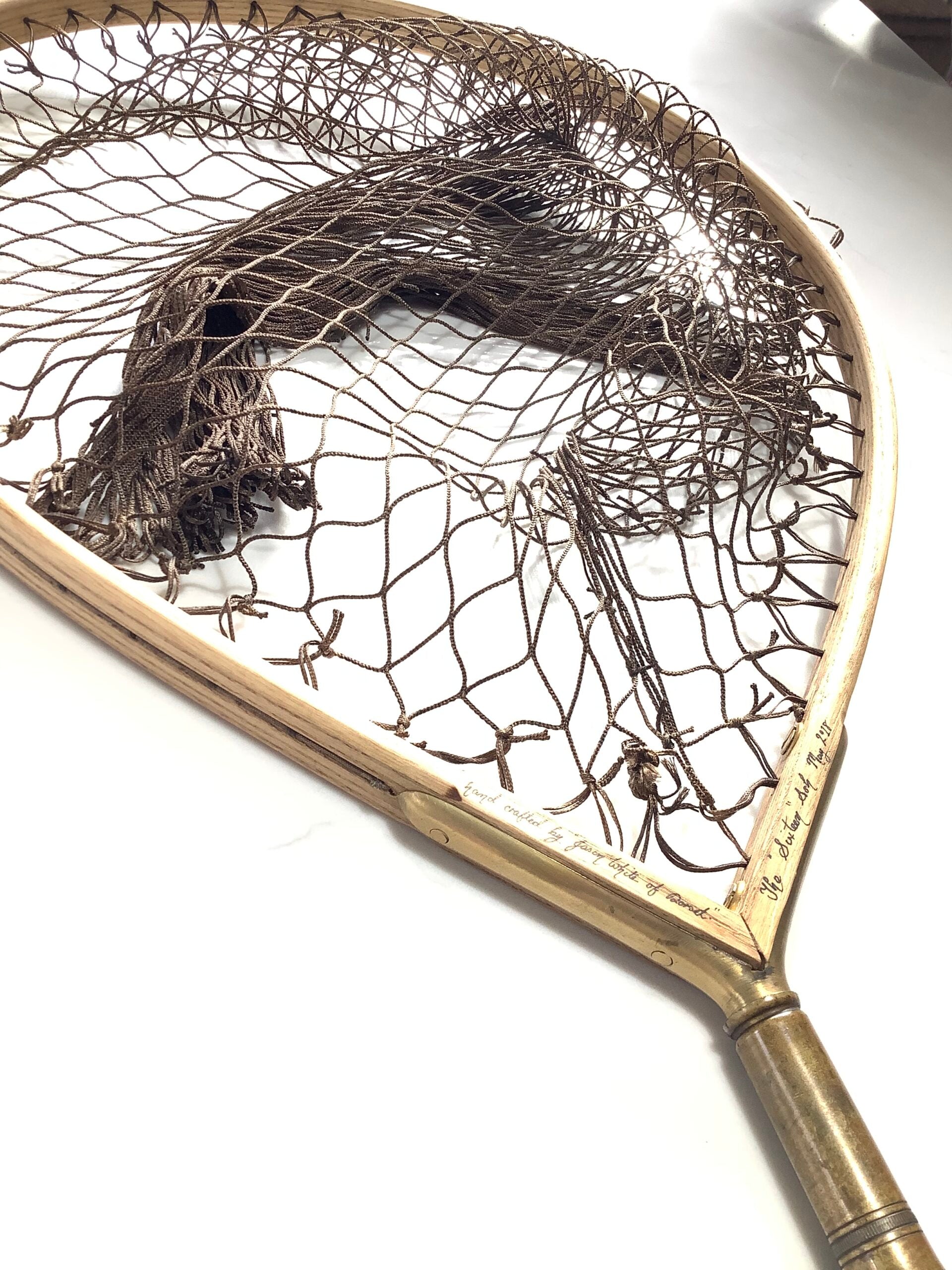 Traditional Ash Framed 16” Net By J.White GOLDEN SCALE CLUB 2018