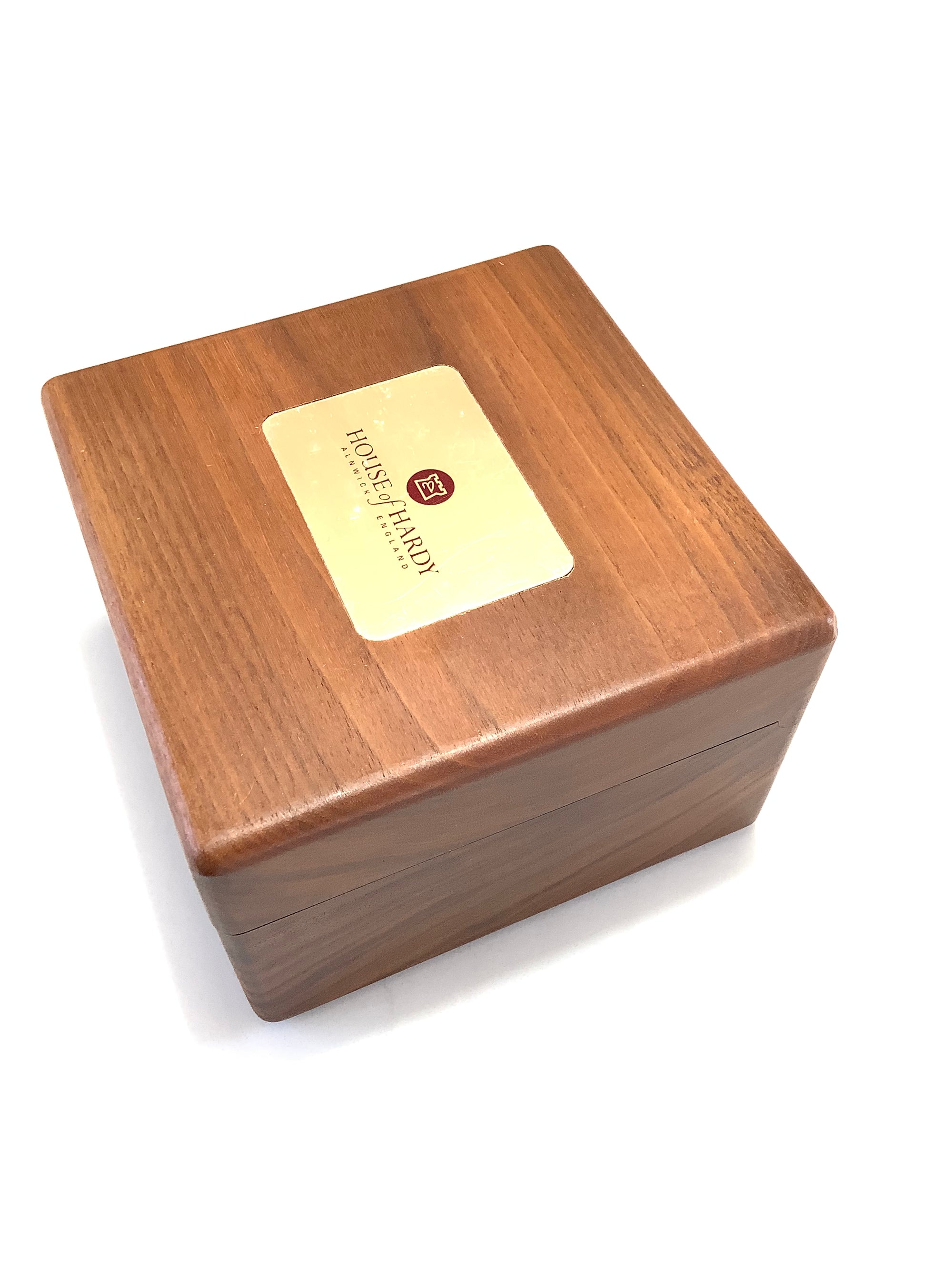 New Hardy Bros Walnut Presentation Reel Box