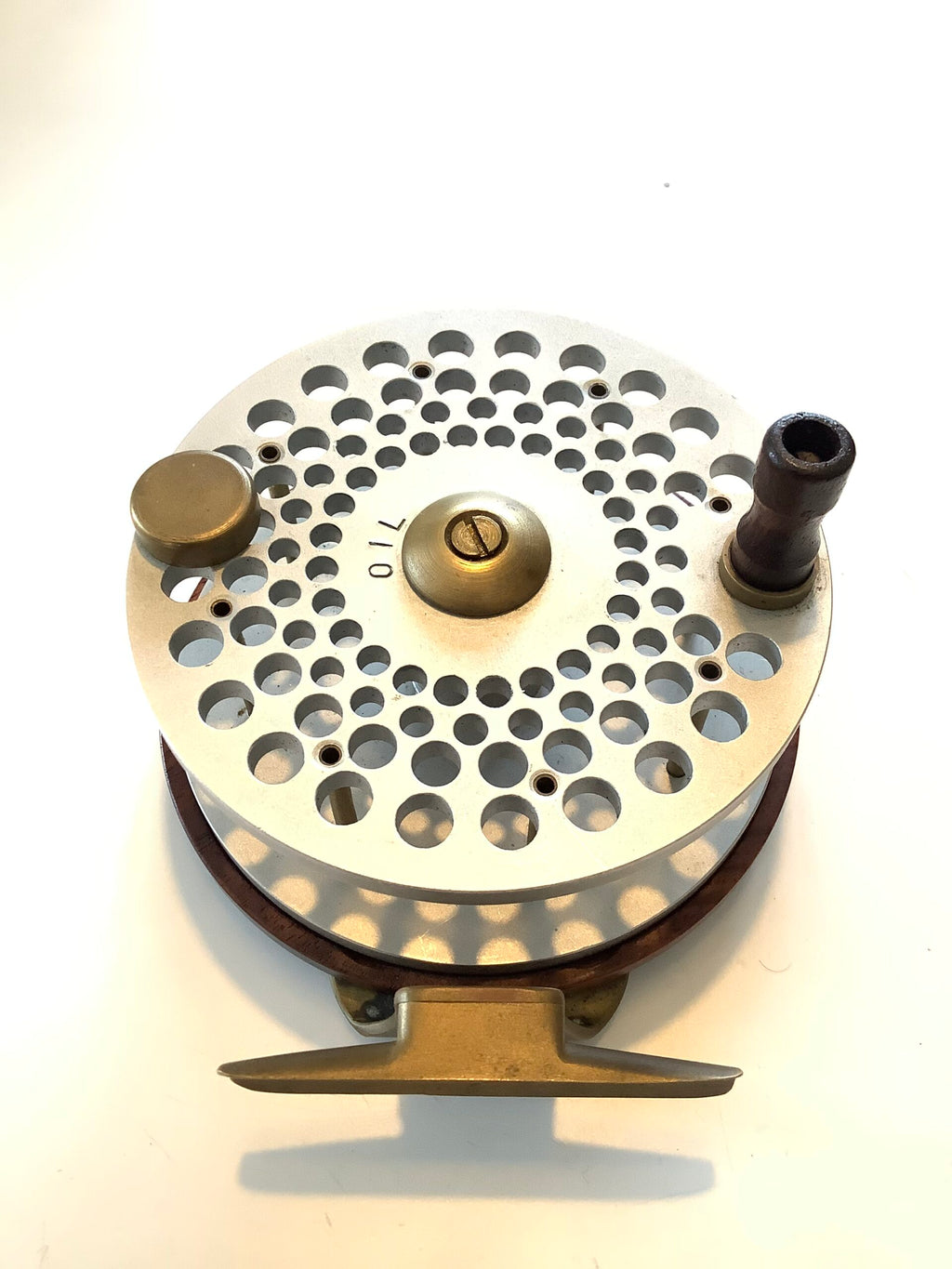 Rare Churchill of London Reel in oak presentation box