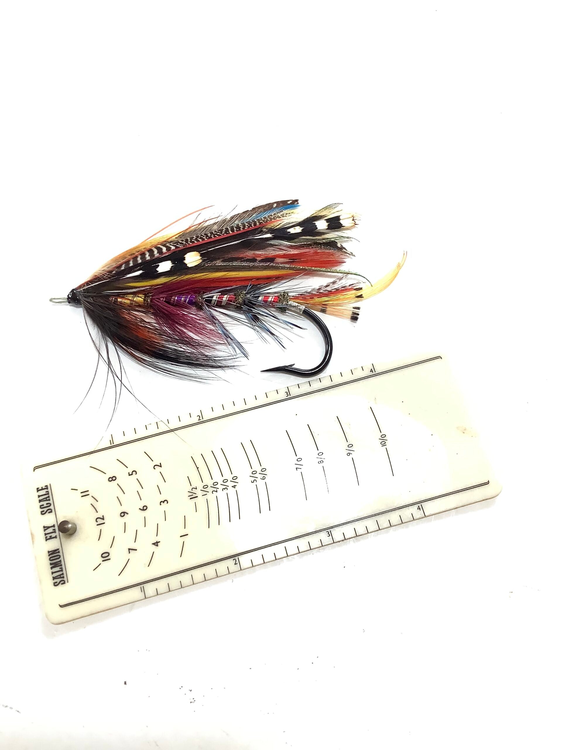 Antique Ivorine Salmon Fly Hook Scale