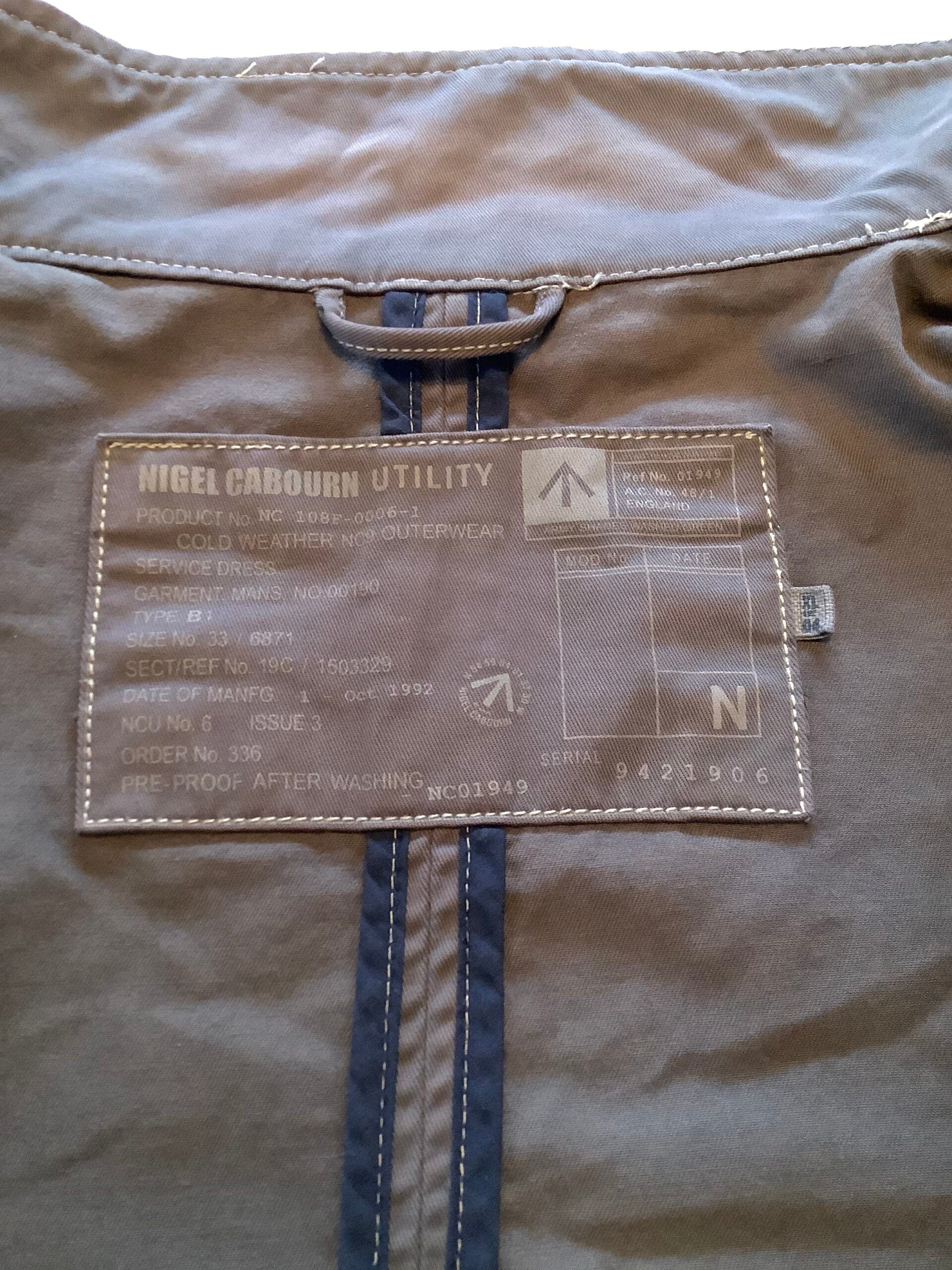 Nigel Cabourn FIELD Jacket XL