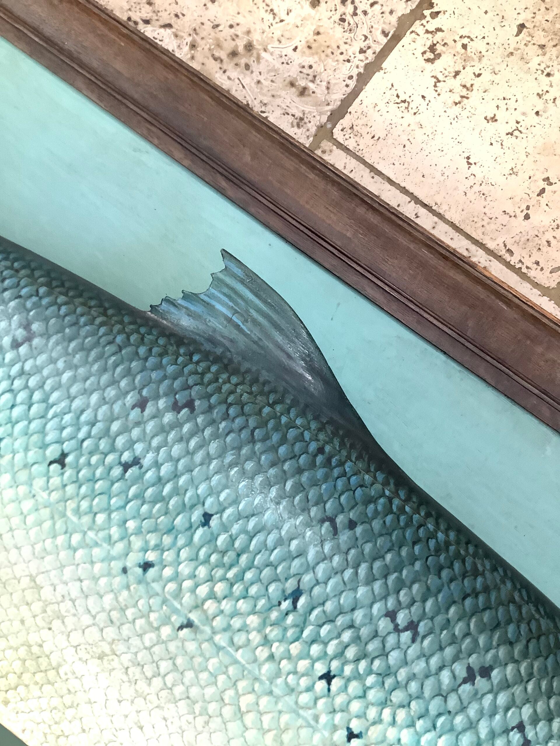 Antique P.D MALLOCH 3/4 Wood Block Carved Beautifully Artistically Painted Atlantic Salmon 1936