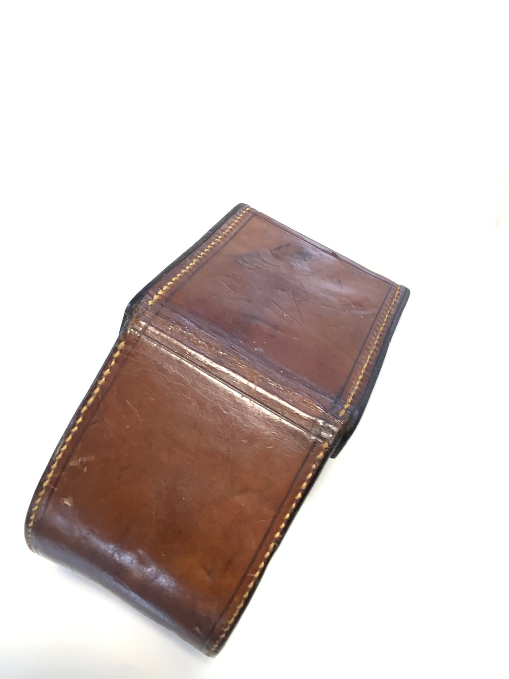 Antique Block Leather Reel case by FARLOWS PALL MALL For 3” Reel