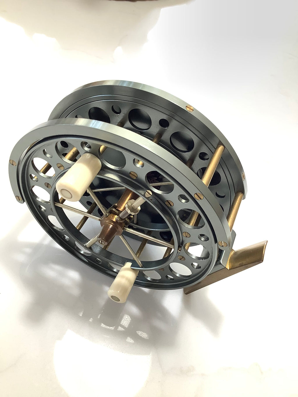 Rare CHRIS LYTHE “ AJP DELUXE “ Centrepin with Line Guide