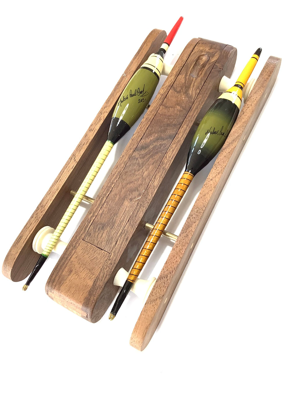 PAUL COOK WALNUT FLOAT WINDER WITH FLOATS