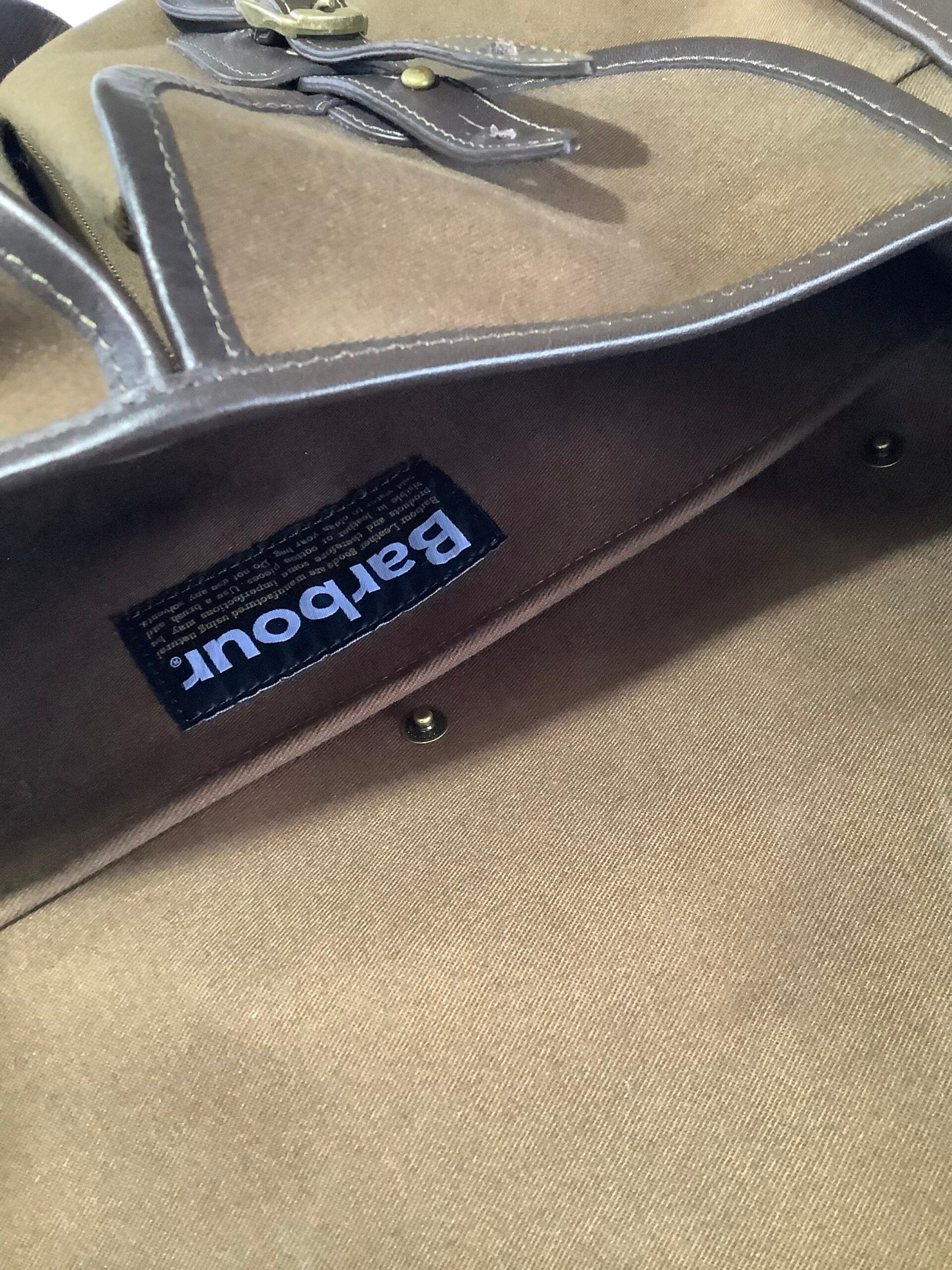 BARBOUR as new Fishermans Bag