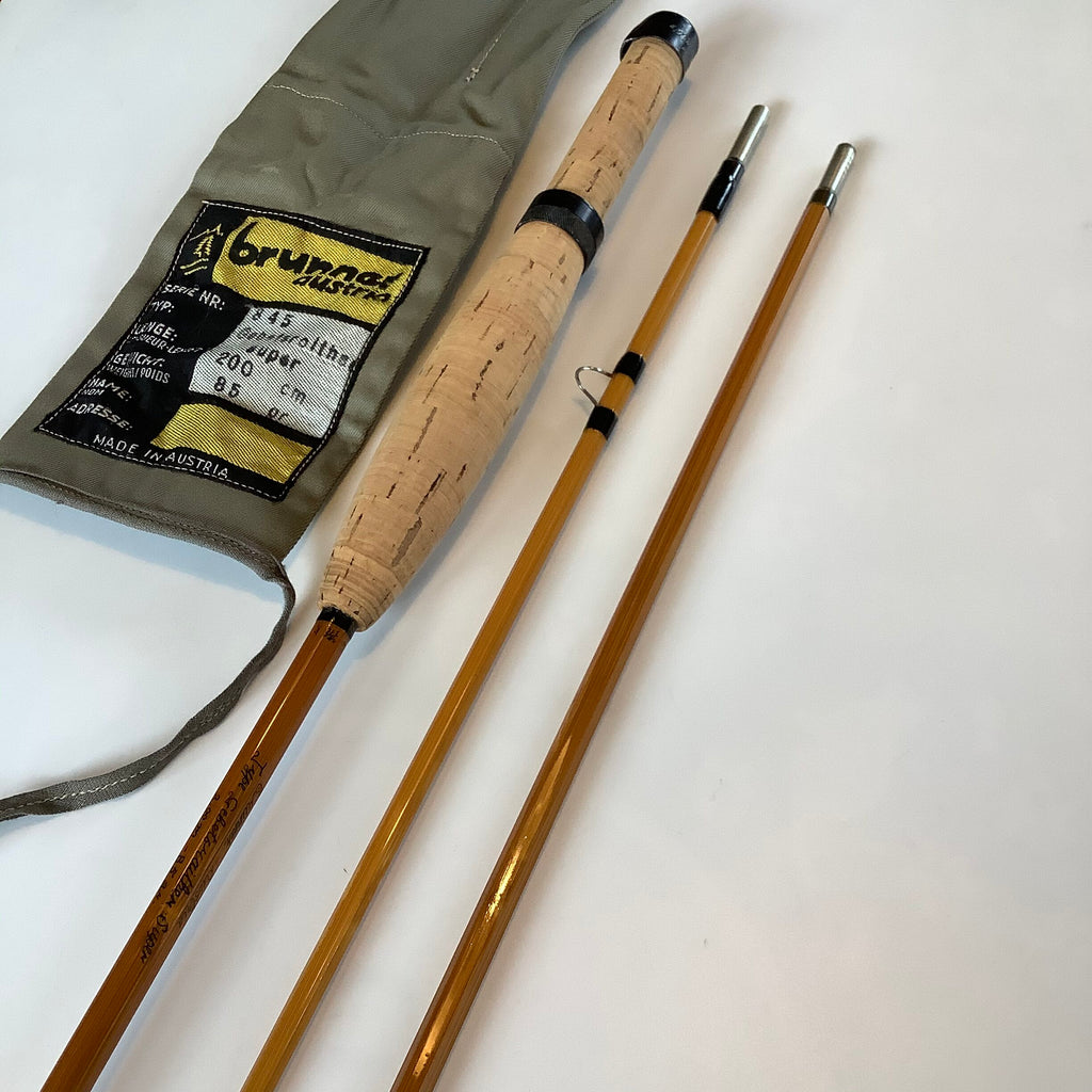 A Rare Walter Brunner of Austria “Gebetsroither Super” built cane fly rod