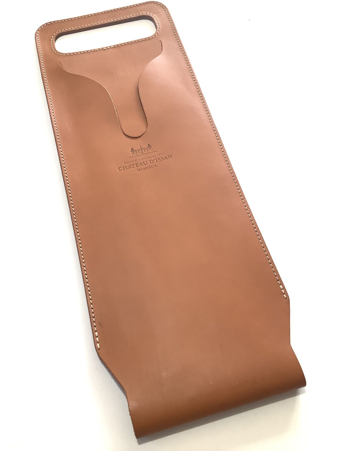 ALEXANDRE MAREUIL Chateau D D’issan 1152-2022, Hand Crafted Leather Champagne/Wine Carrier