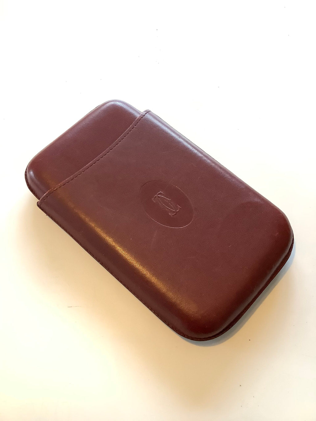 Vintage Cartier of Paris Leather 5 x Cigar Holder