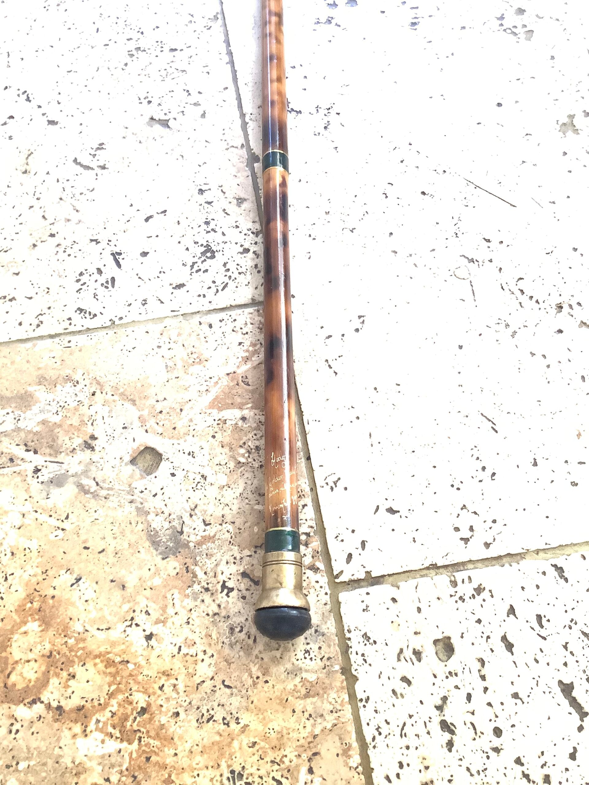 DE-LUXE Traditional Hand Crafted Large Carp ASH Framed Landing Net Pole By GOLDEN SCALE CLUB
