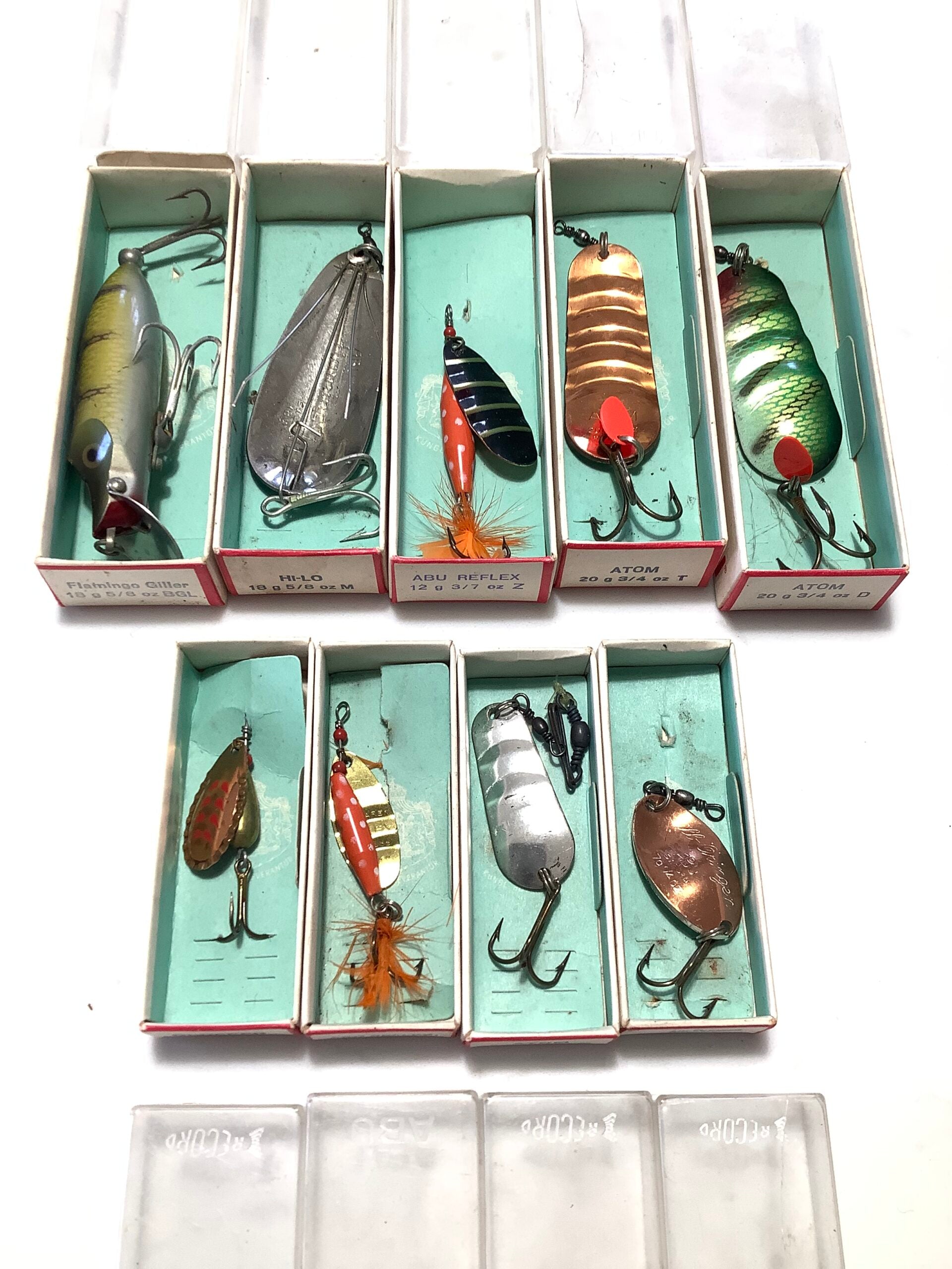 Vintage Boxed 9 x unused ABU Lures