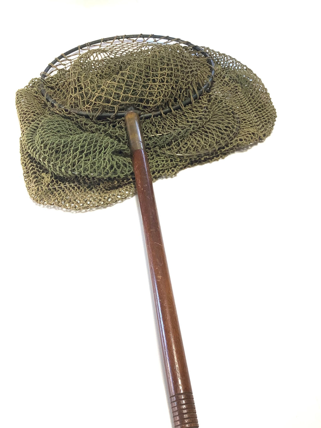 Rare Antique Thames Roach Pole Fisherman’s Bank Stick keep net.