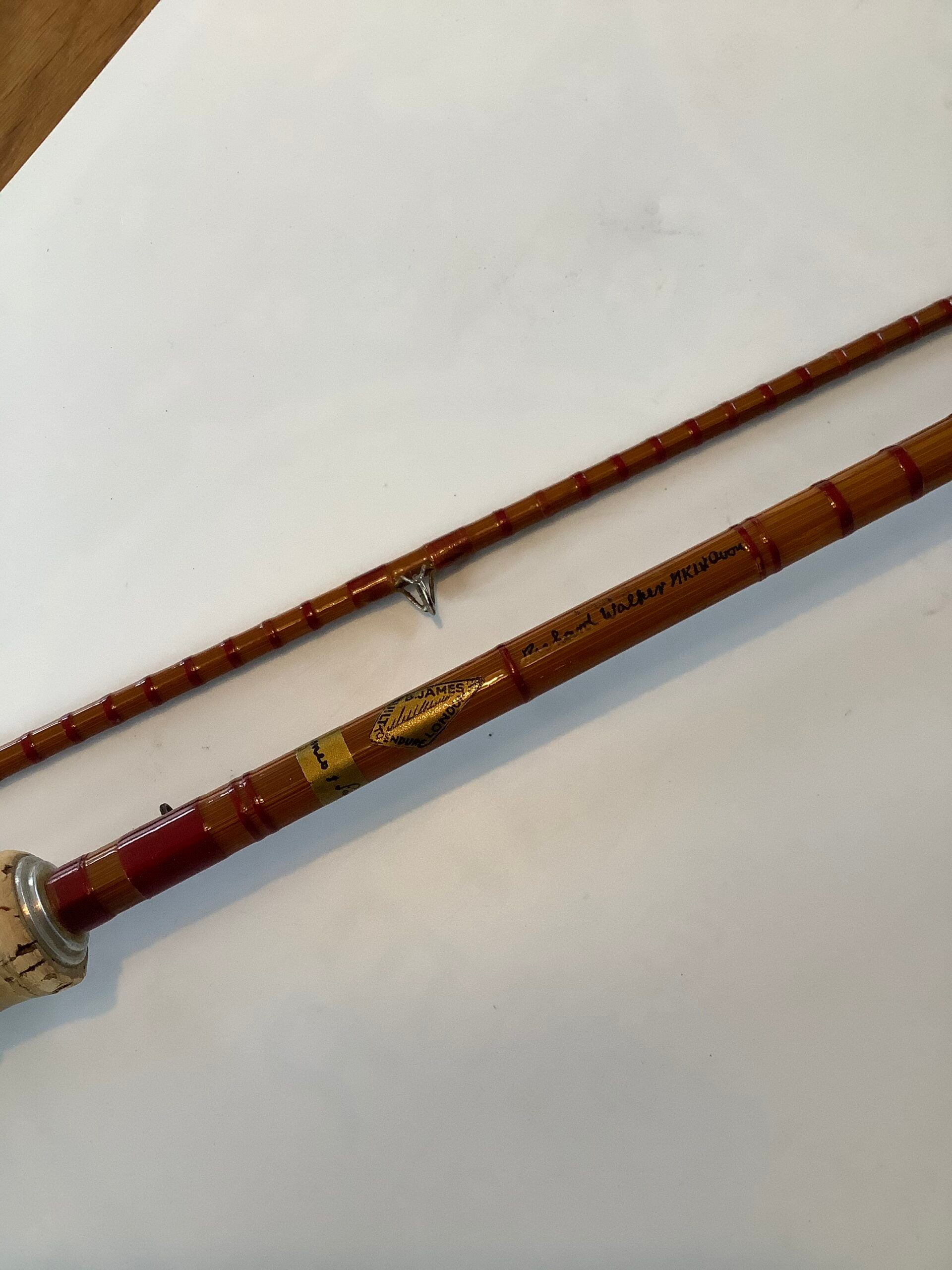 Early B.James Richard Walker MKIV Avon signature rod