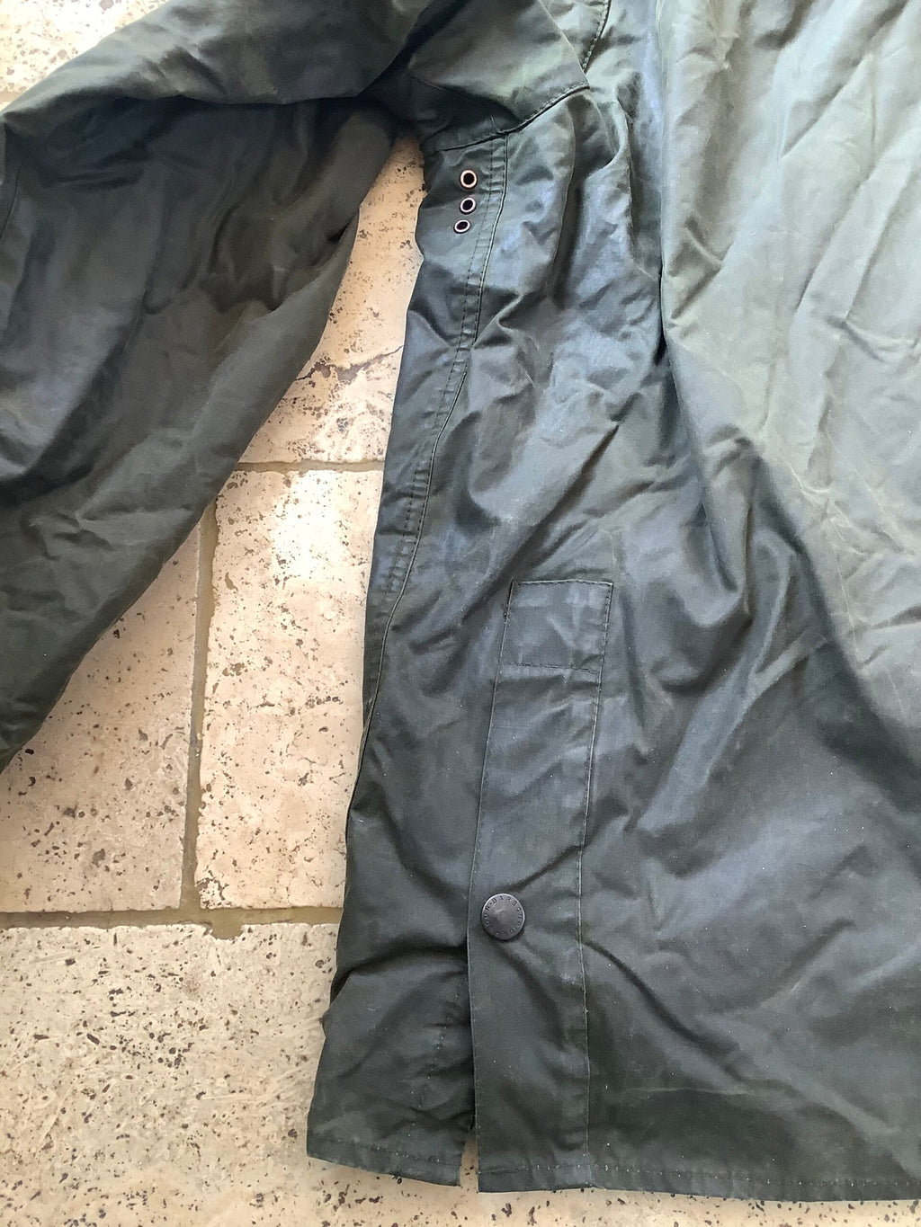 Vintage Barbour Bedale Wax Jacket With Hood