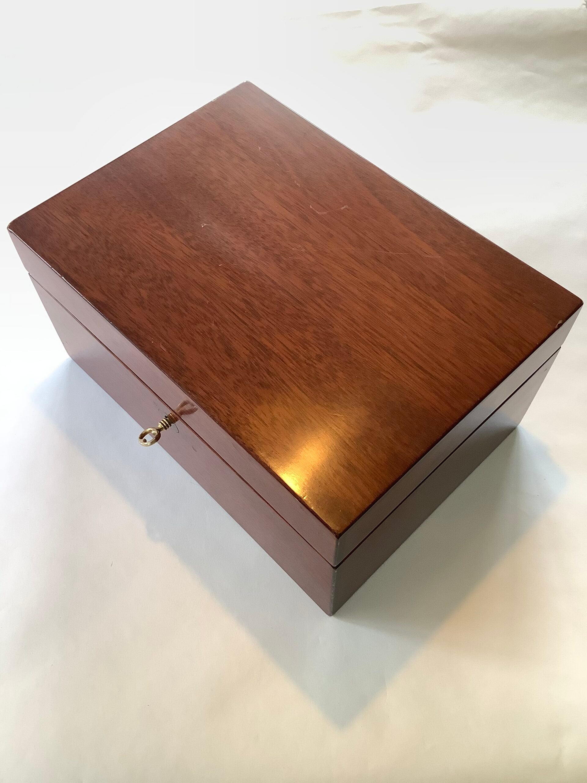 Vintage Asprey Of London Cigar Humidor Smokers Cabinet