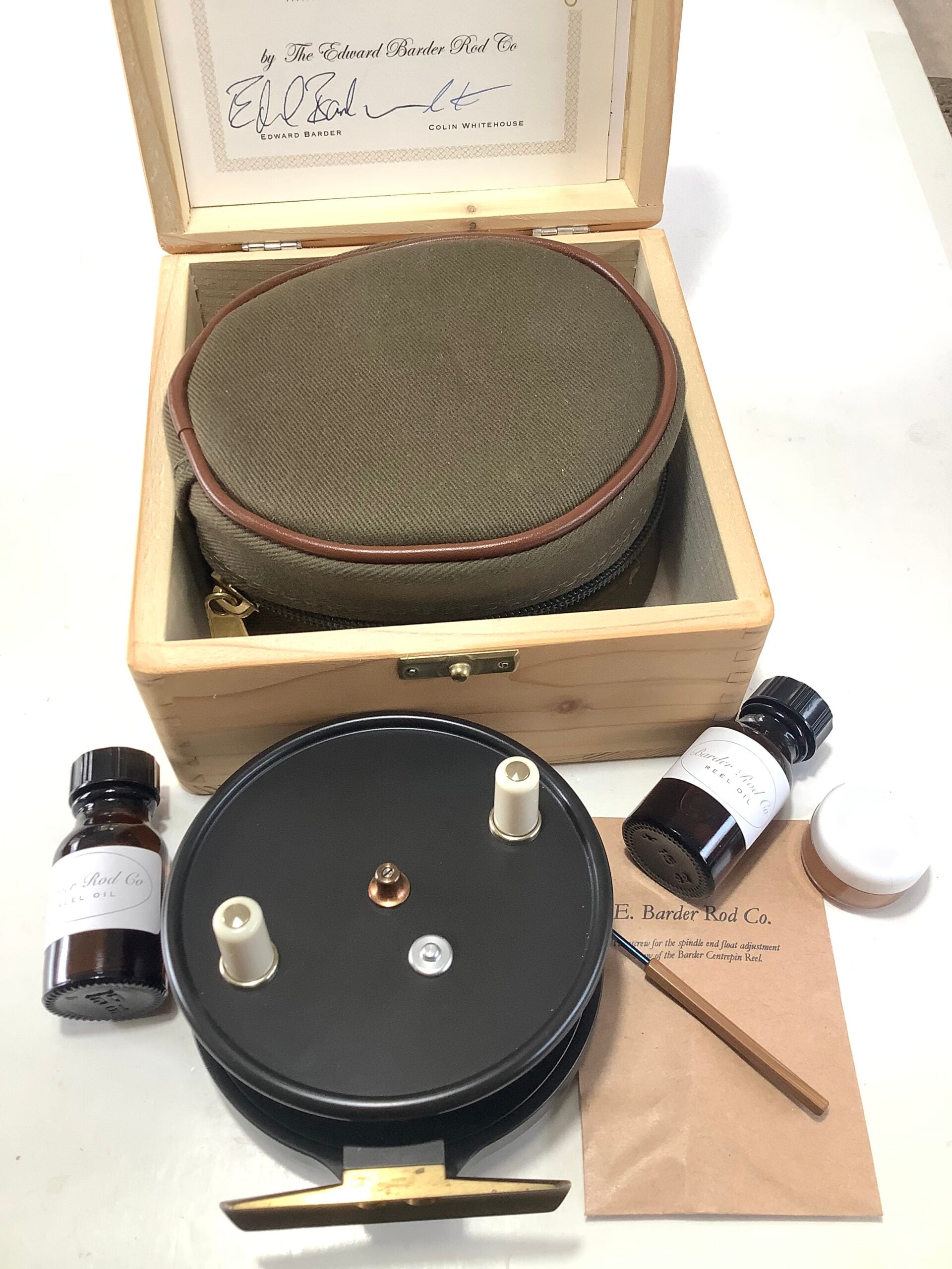 Rare EDWARD BARDER Rod Co Ltd Edition Centrepin