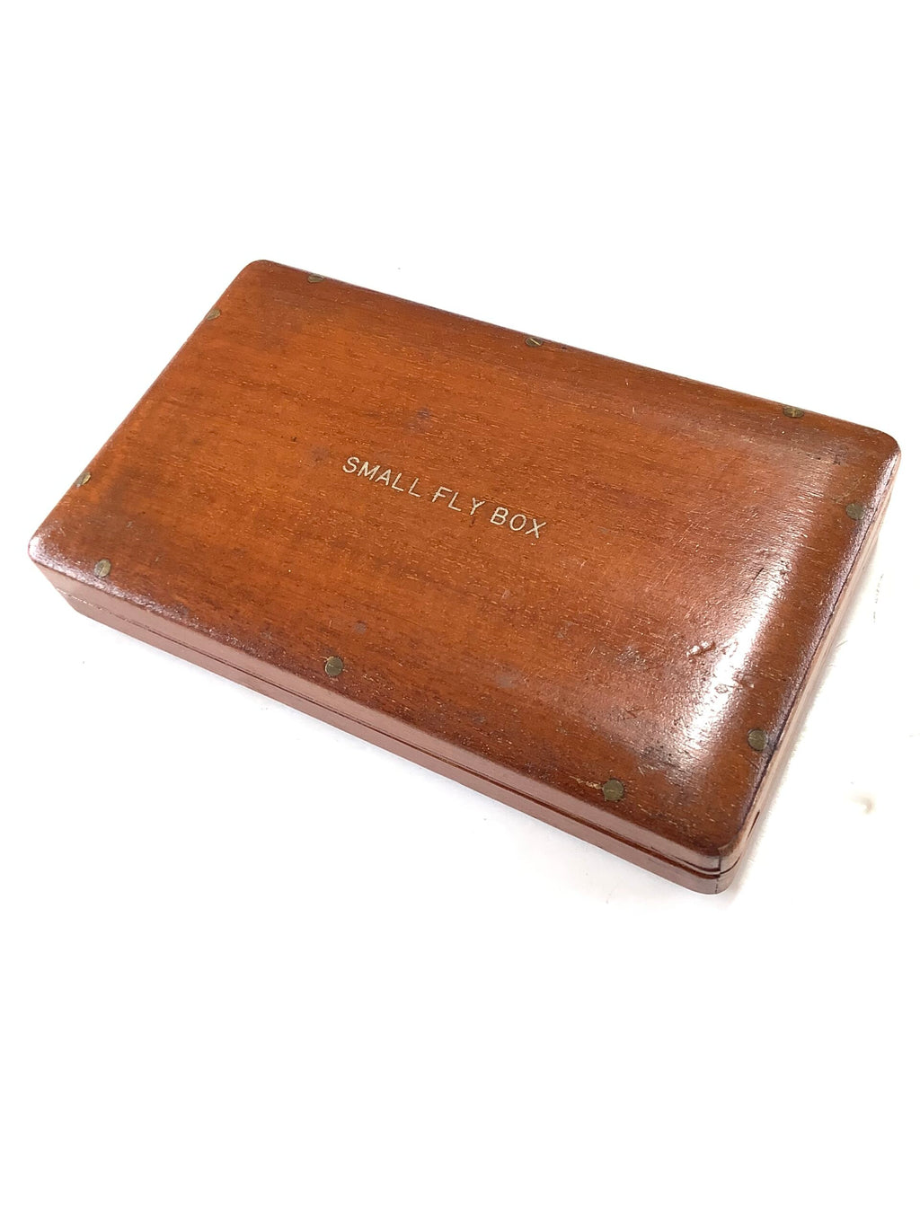 Rare Antique circa 1910 HARDY Bros “ SMALL CLUB “ Satin Mahogany Fly Box