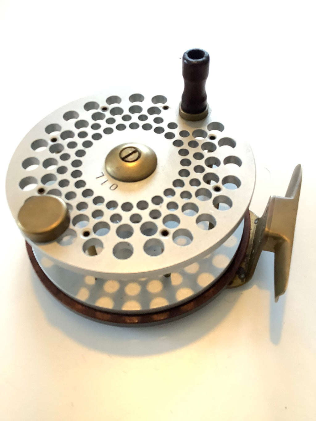 Rare Churchill of London Reel in oak presentation box