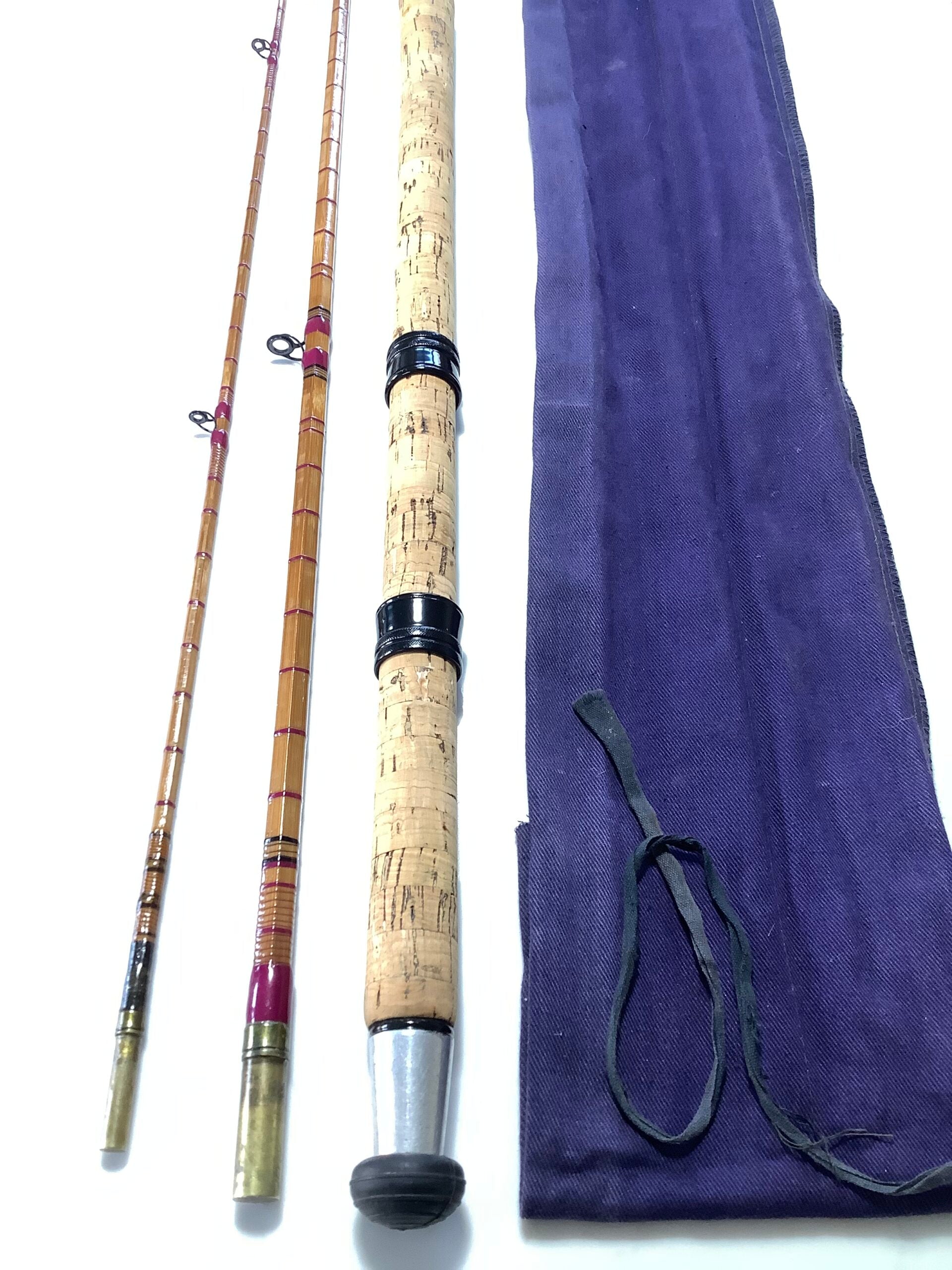 PRECISION RODS TUDOR WORKS Black label 11ft Built Cane AVON Rod