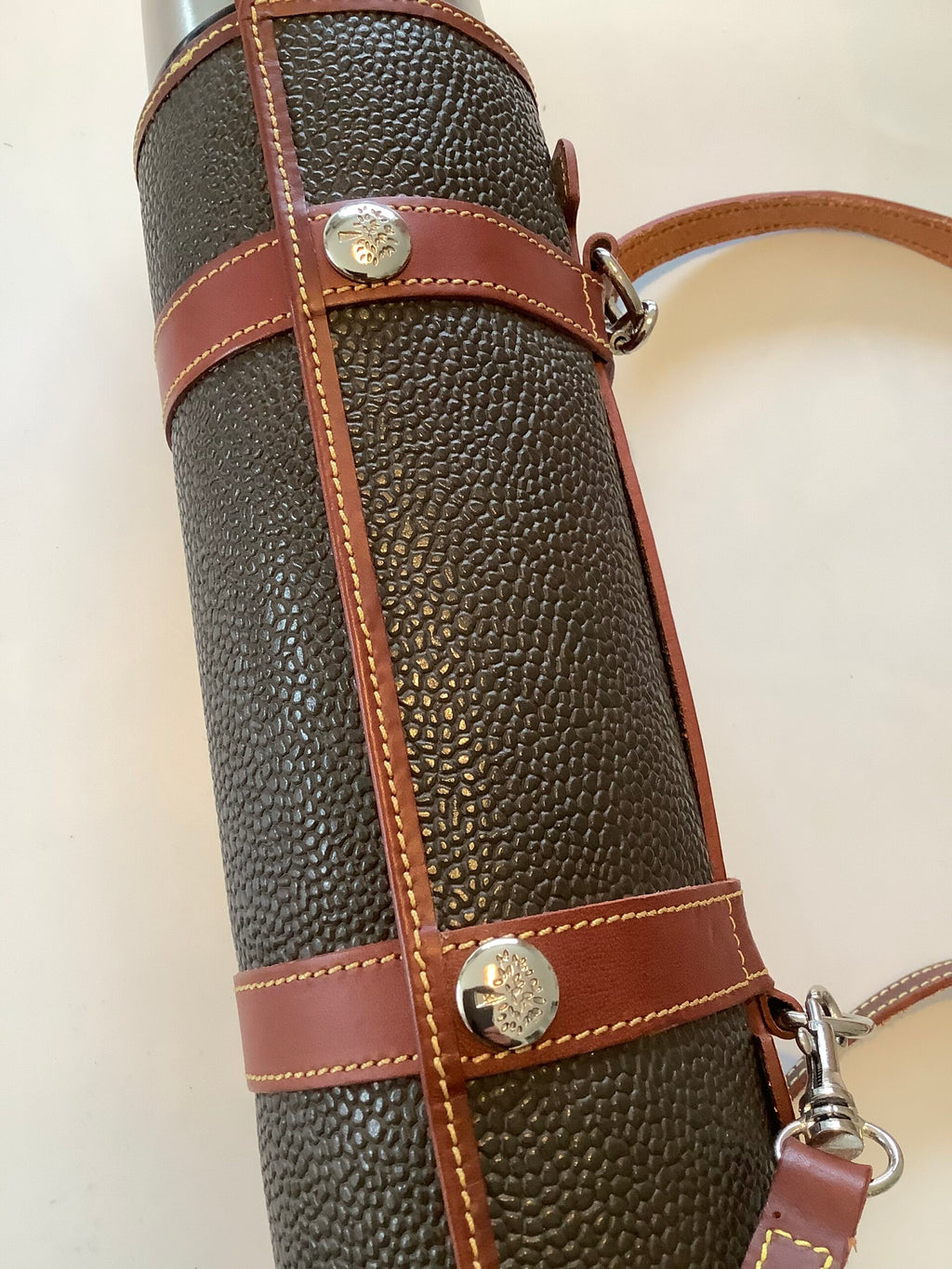 Mulberry of England Scotch Grain Flask Carrier