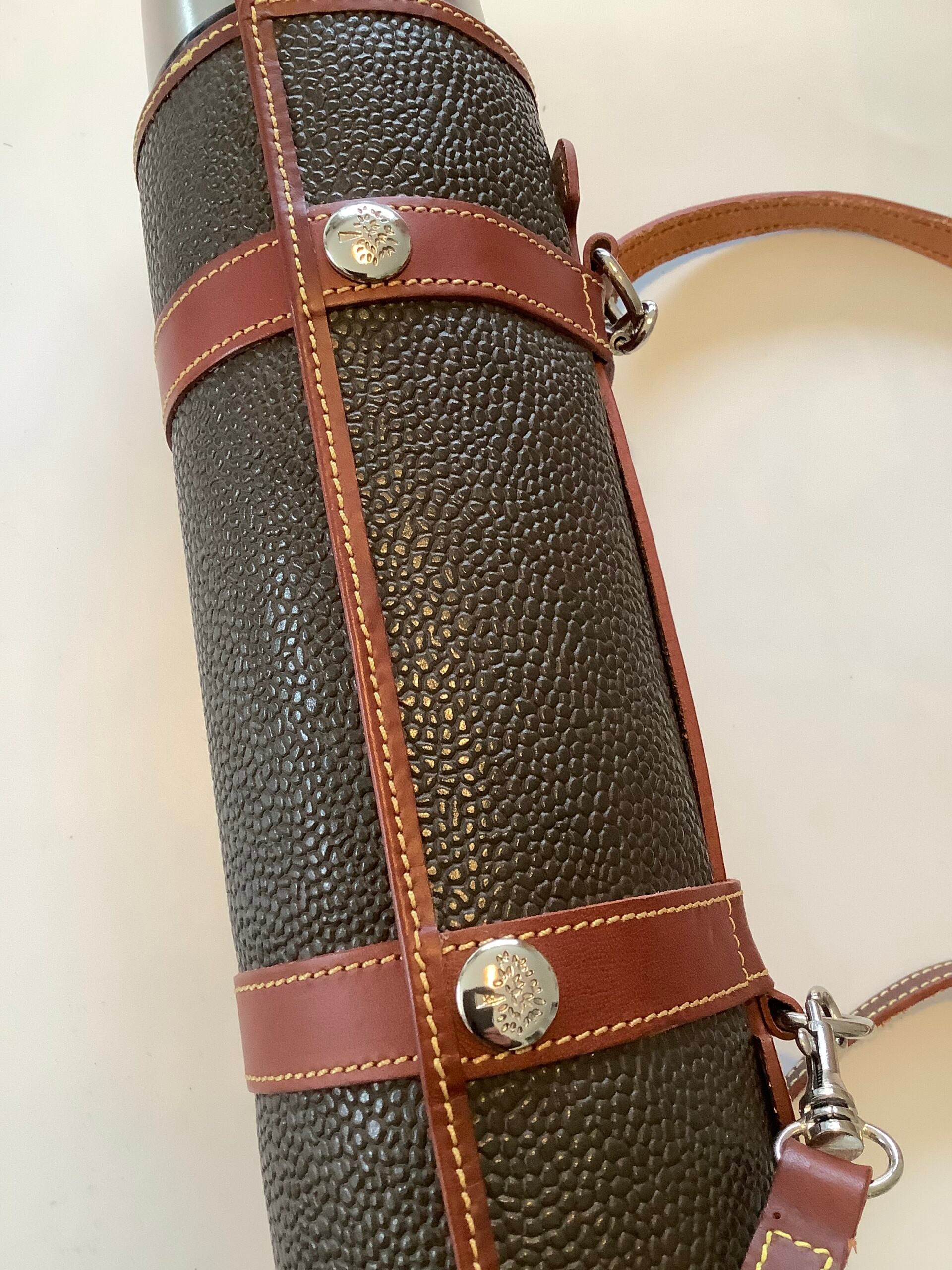 Mulberry of England Scotch Grain Flask Carrier