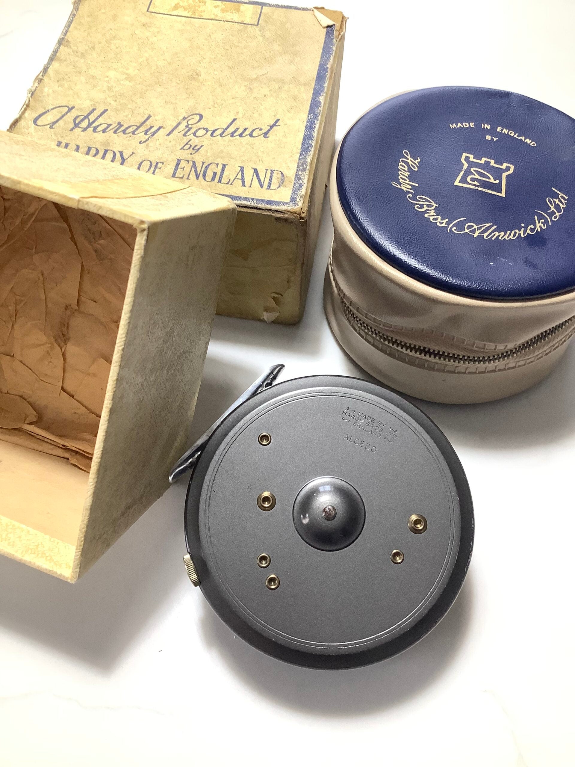 Rare Hardy Bros “ ALCEDO “ 3 7/8” Fly Reel