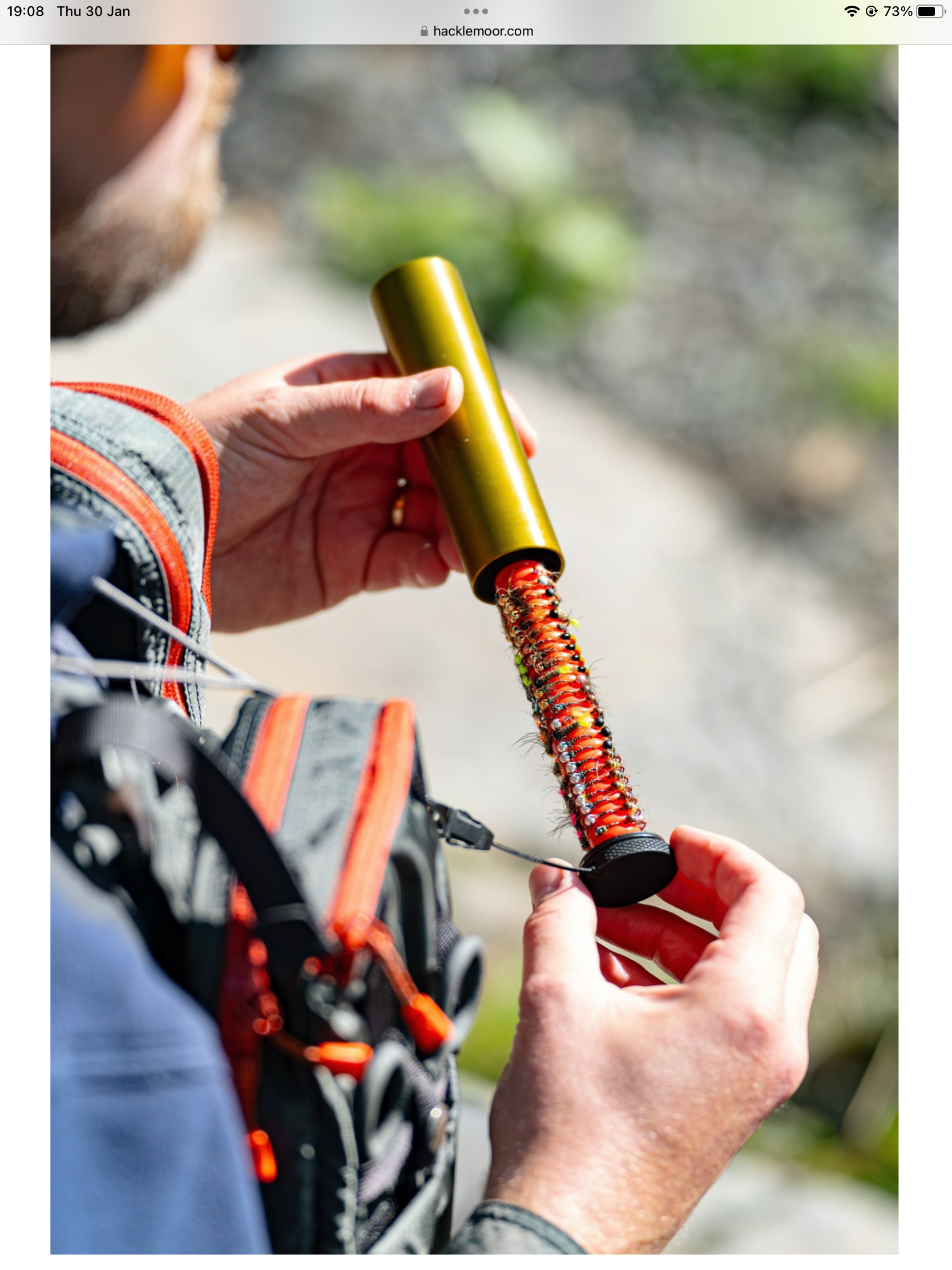 New concept HACKLEMOOR Fly Holder with Flies