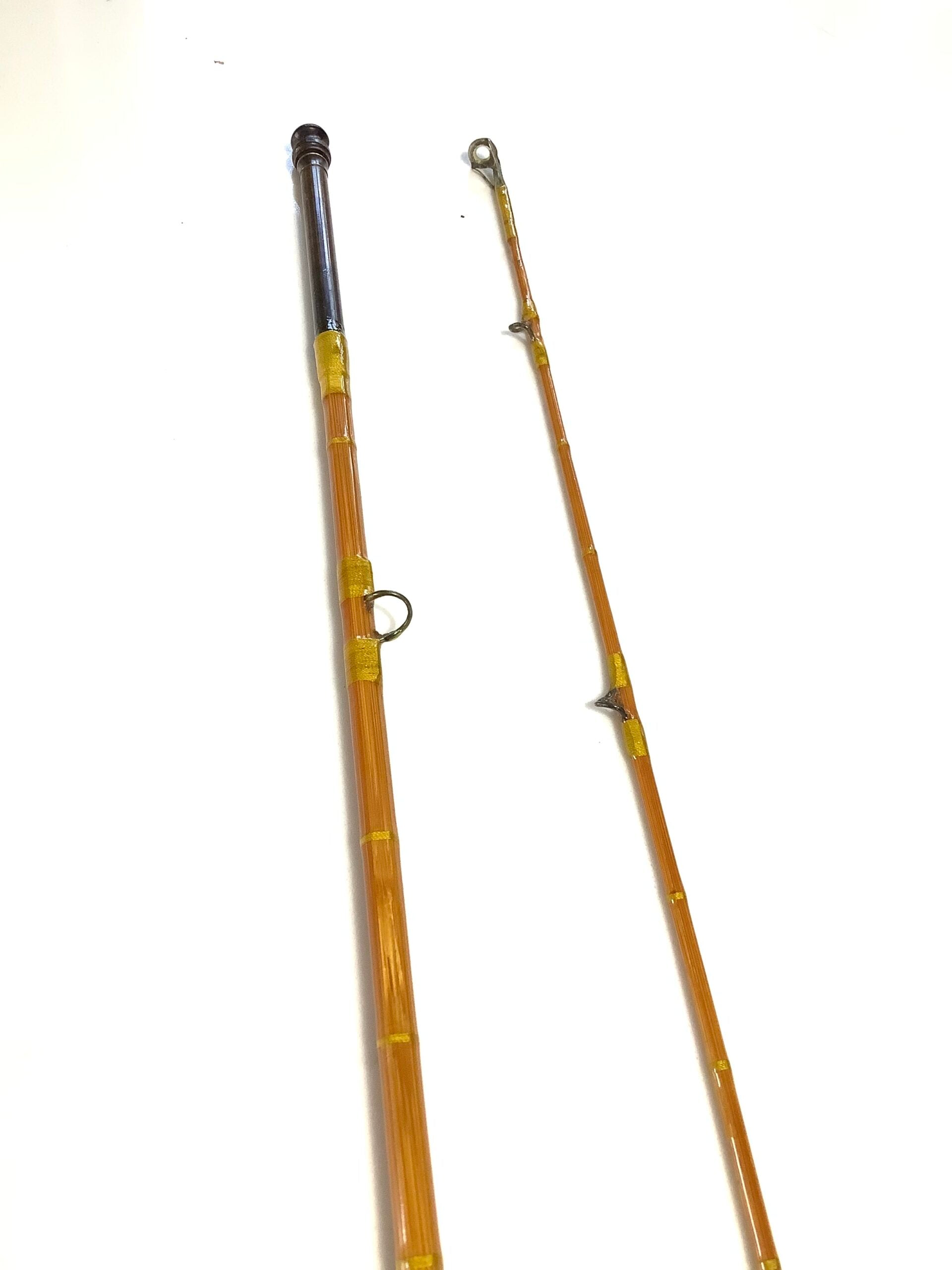 Rarest Smallest size 6 ft 6” Hardy Bros CC DE FRANCE Built Cane Fly Rod