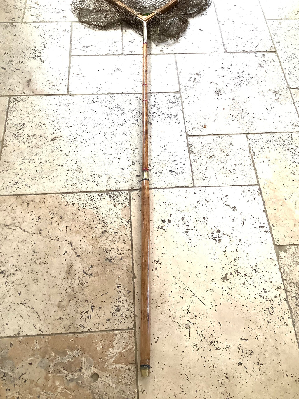 Dave Pearce Hand Built Landing Net Head with Pole