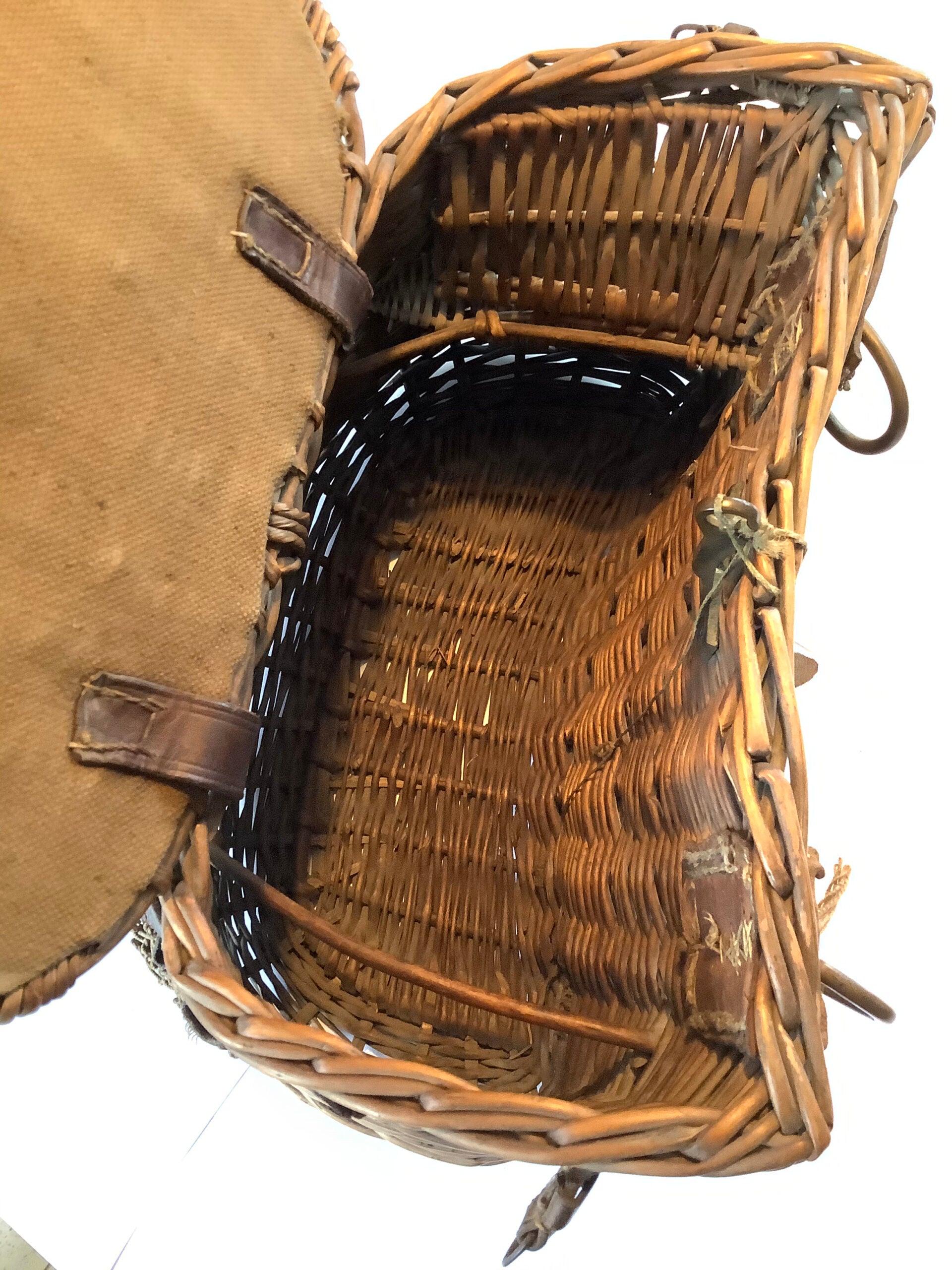 Antique Hardy Bros “ New Perfect” Fisherman’s  Creel
