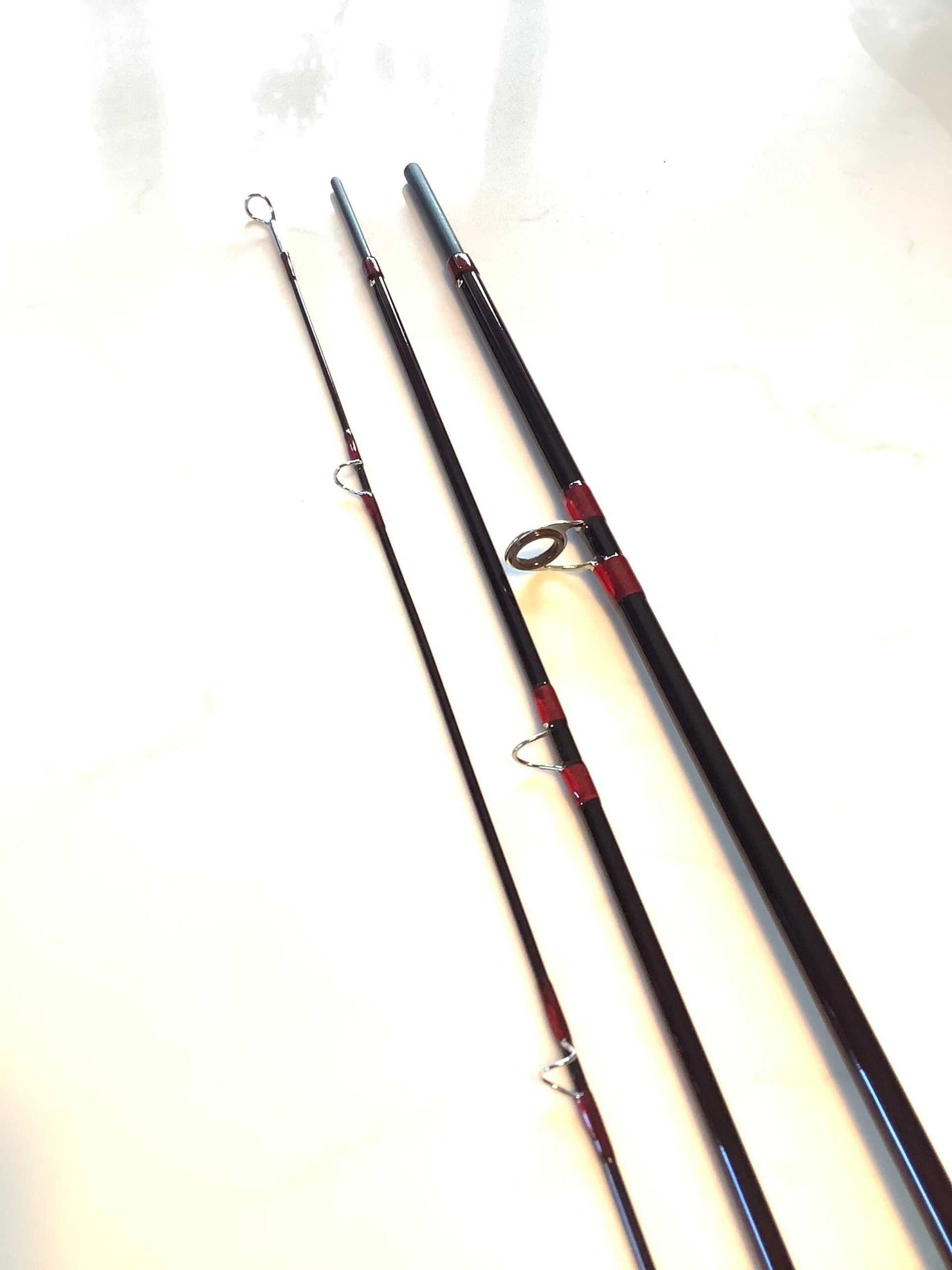 Scarce Hardy Bros “ FEATHERLITE” 8ft three piece Fly Rod