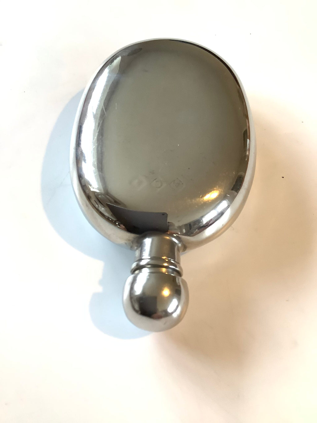 Vintage small silver pocket flask