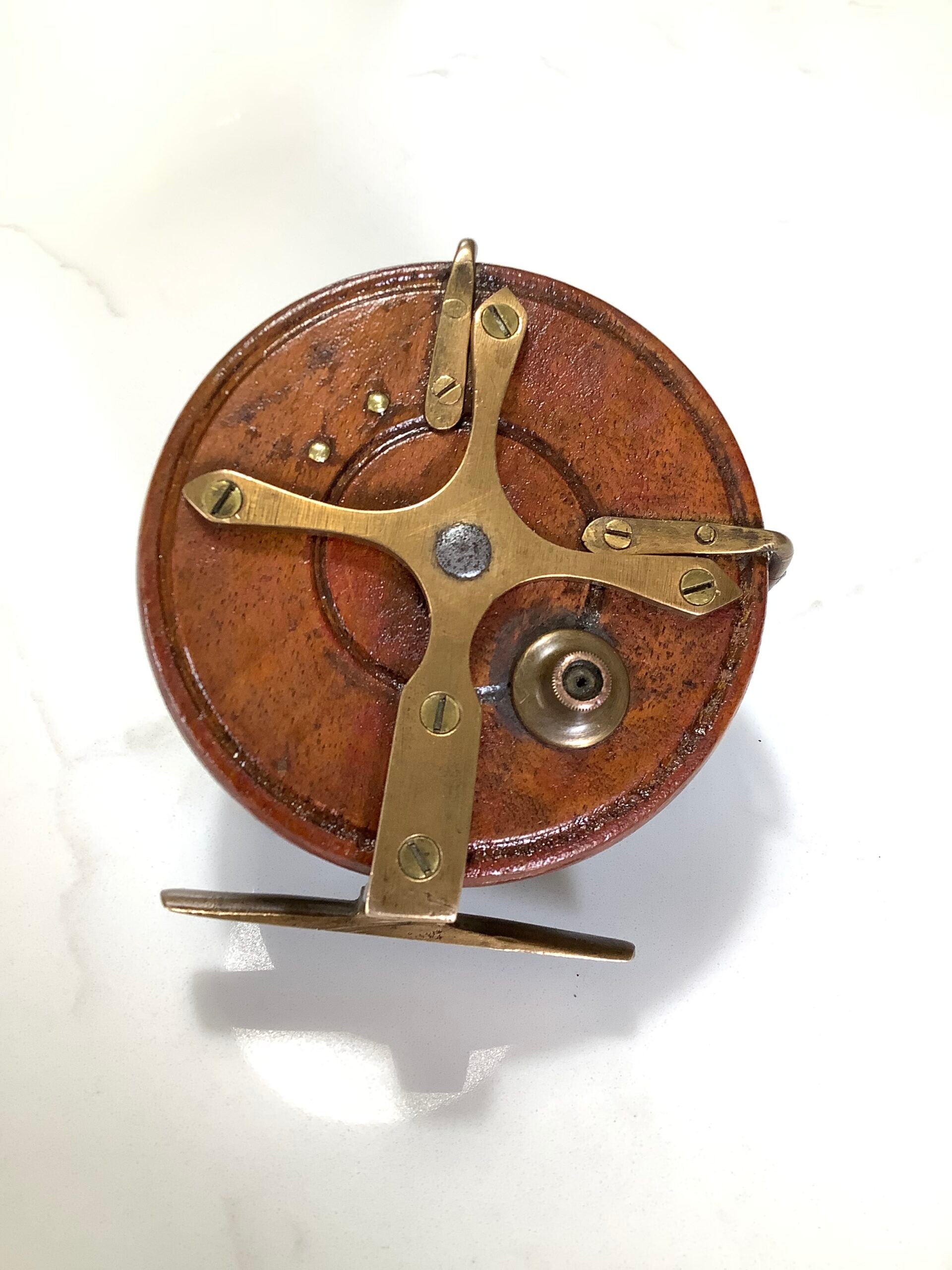 Rare Smallest Size 2 7/8” Antique Coxon Aerial Centrepin