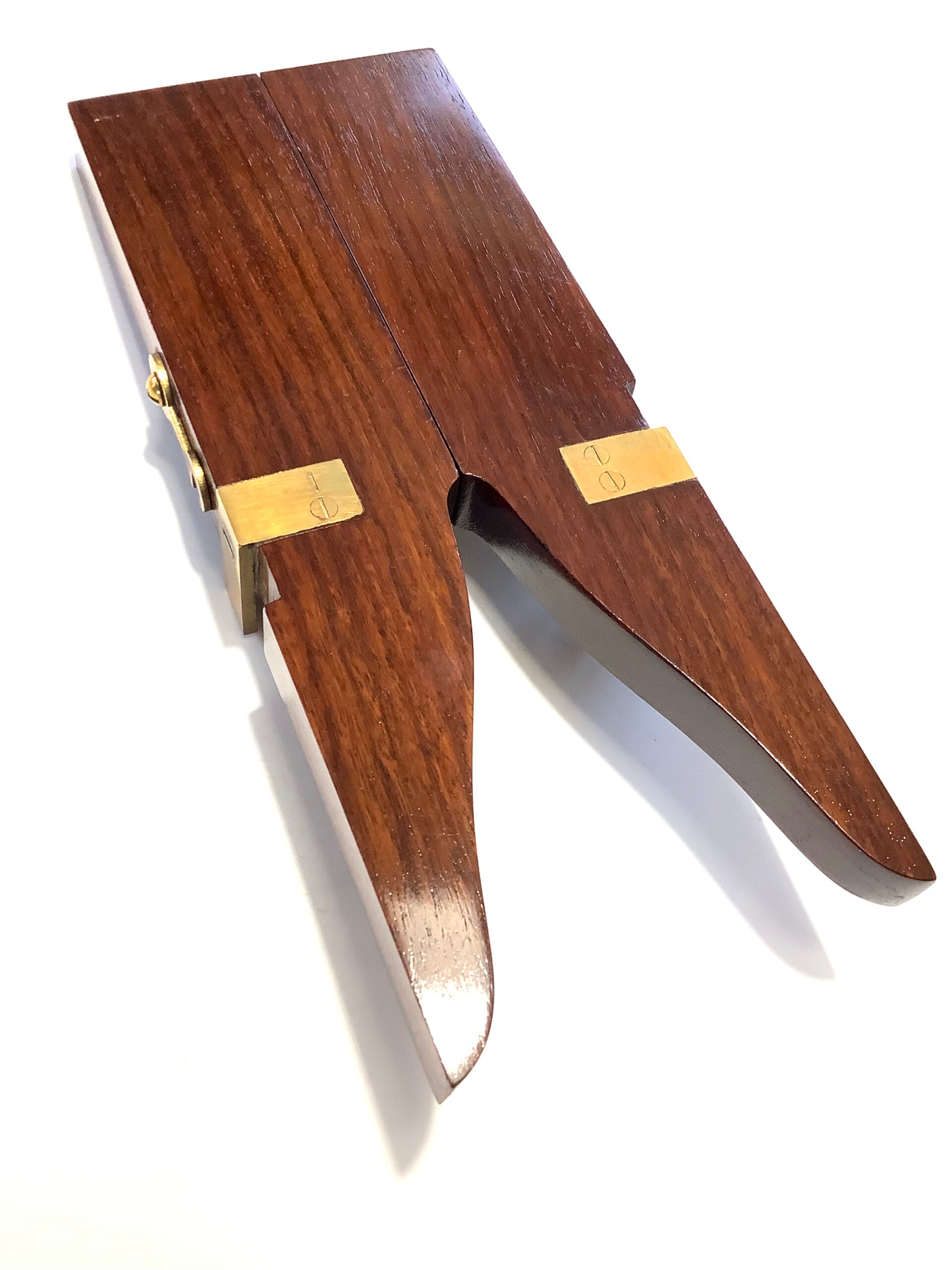 JAMES PURDEY Portable Rosewood Boot Jack with Canvas Leather case