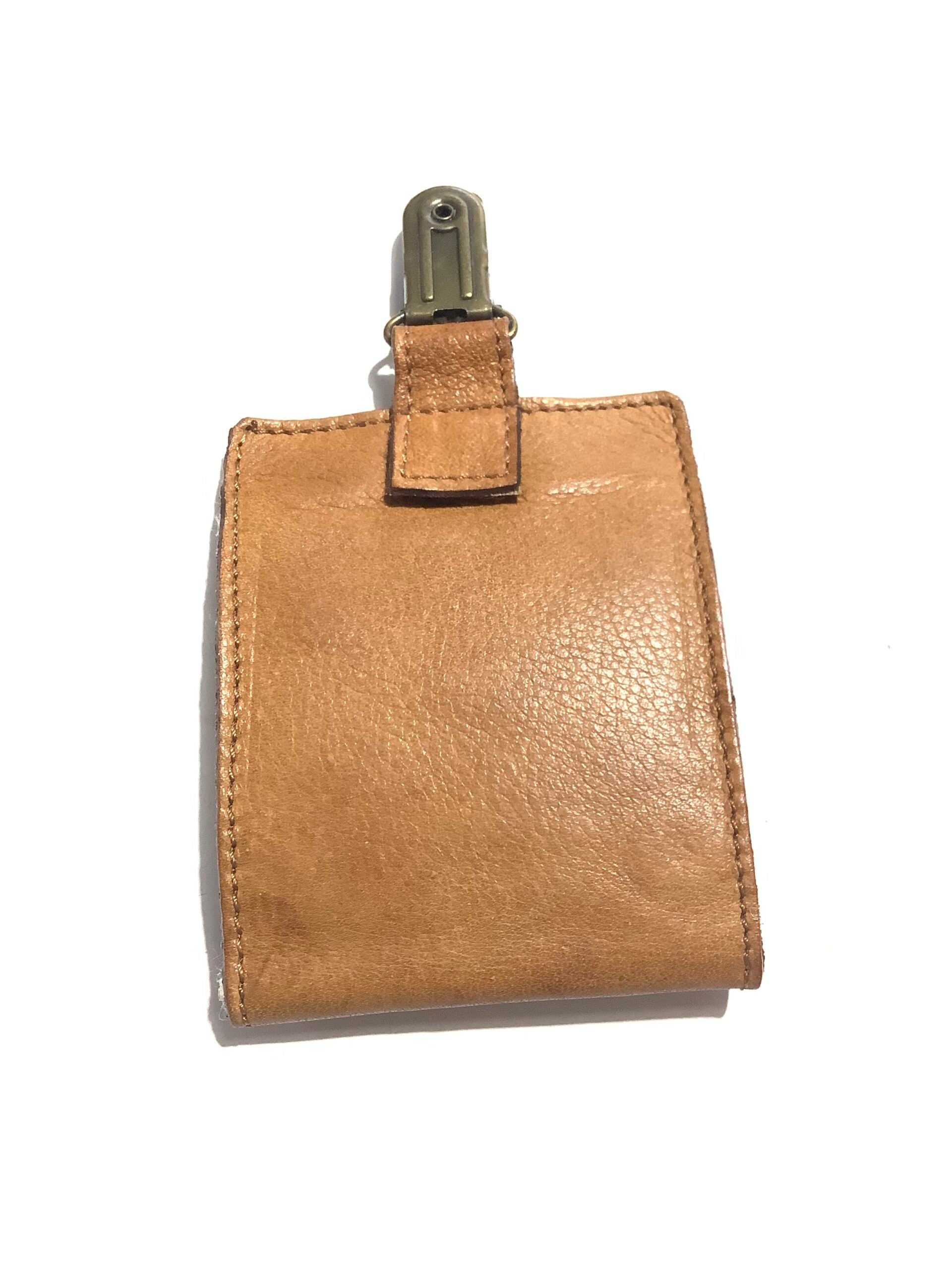 GEORGIO BENECCHIS PRODUCTS LEATHER FLY CLIP WALLET with 24 Good Trout Flies