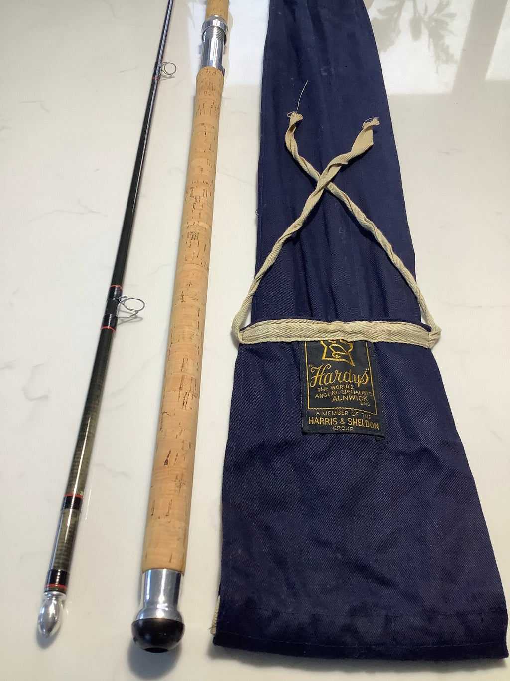 Scarce Hardy Bros 11ft Black Graphite Spinning Rod