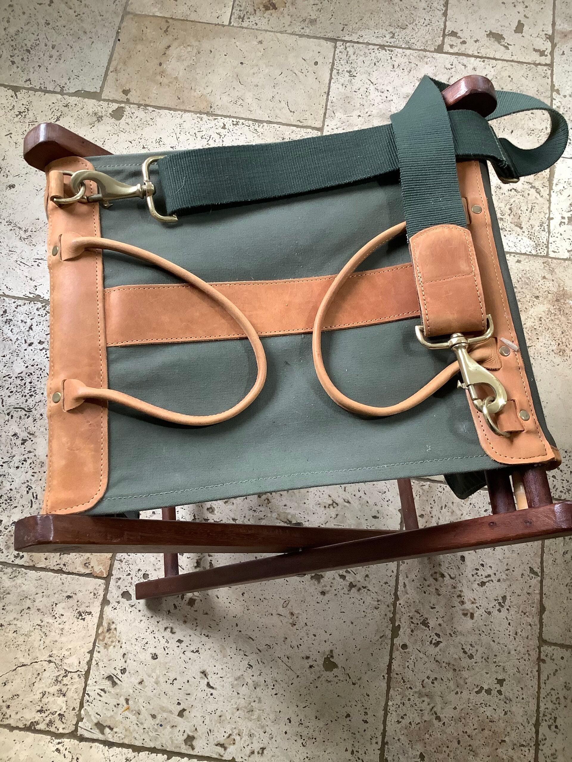 Traditional Quality SANDSTORM Folding Seat/Hold-all for All Outdoor Pursuits Fishing etc..