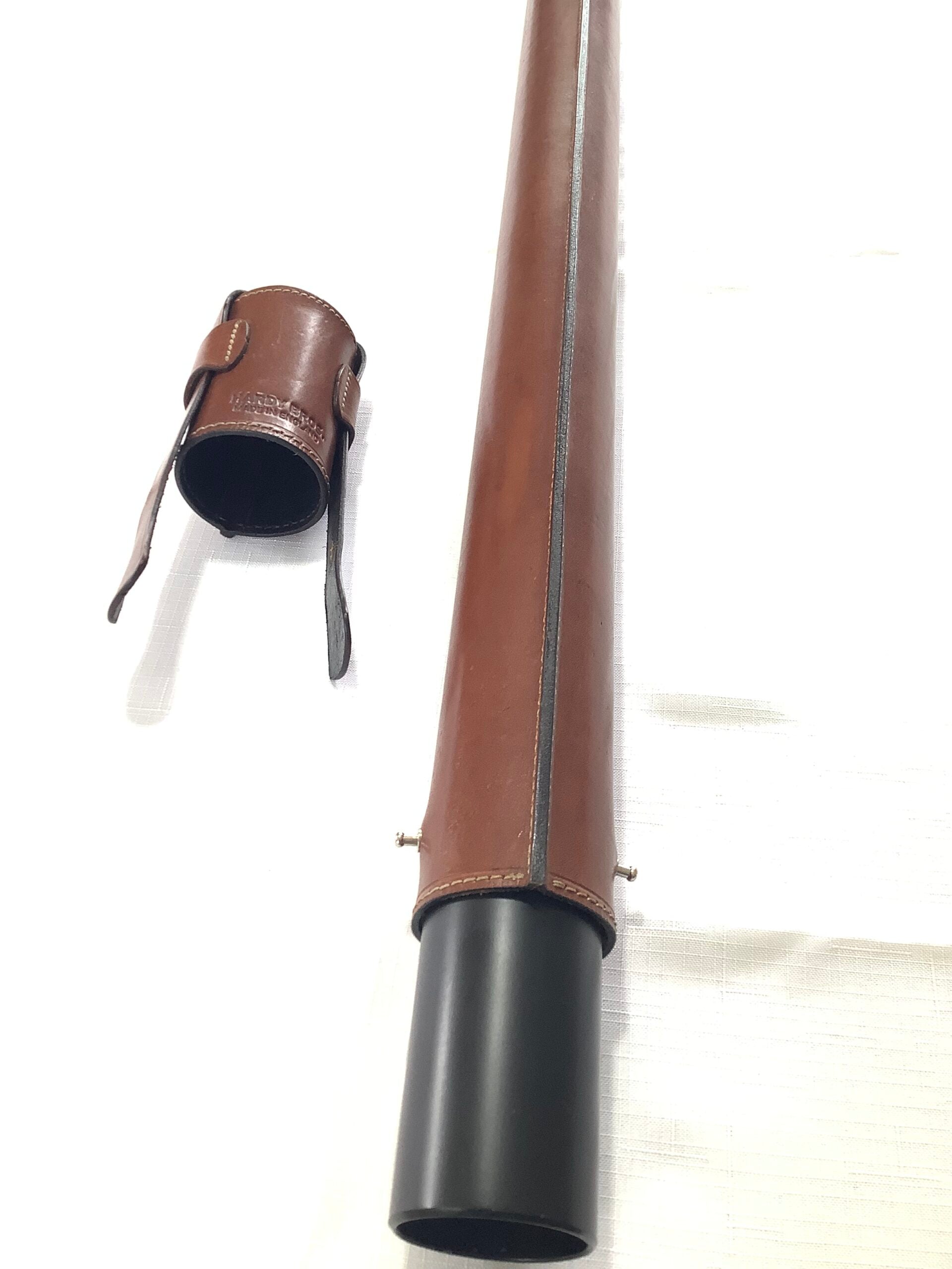 Very Rare HARDY BROS Crafted Leather Rod Carrier