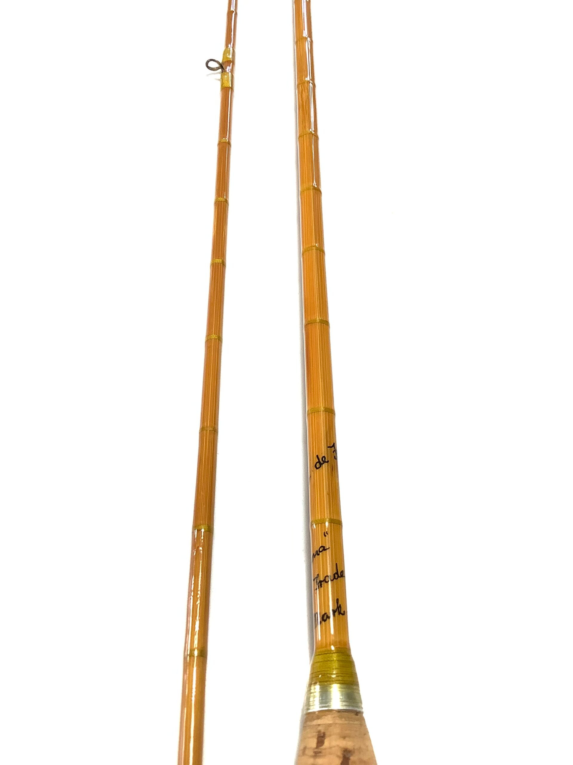 Rarest Smallest size 6 ft 6” Hardy Bros CC DE FRANCE Built Cane Fly Rod