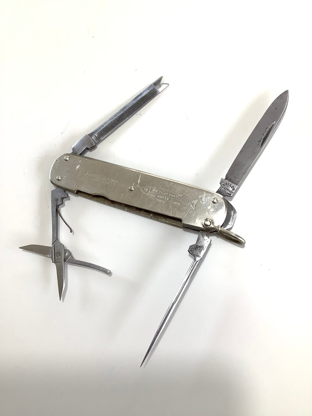 Antique Rare TAYLORS EYE WITNESS of Sheffield “ FISHERMANS “ Pocket Knife
