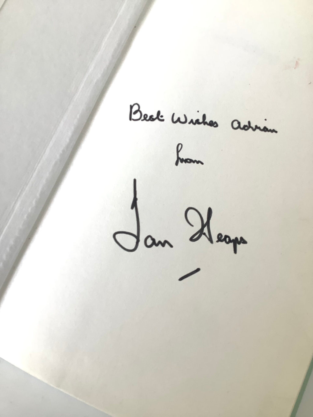 Ian Heaps on Fishing first edition signed