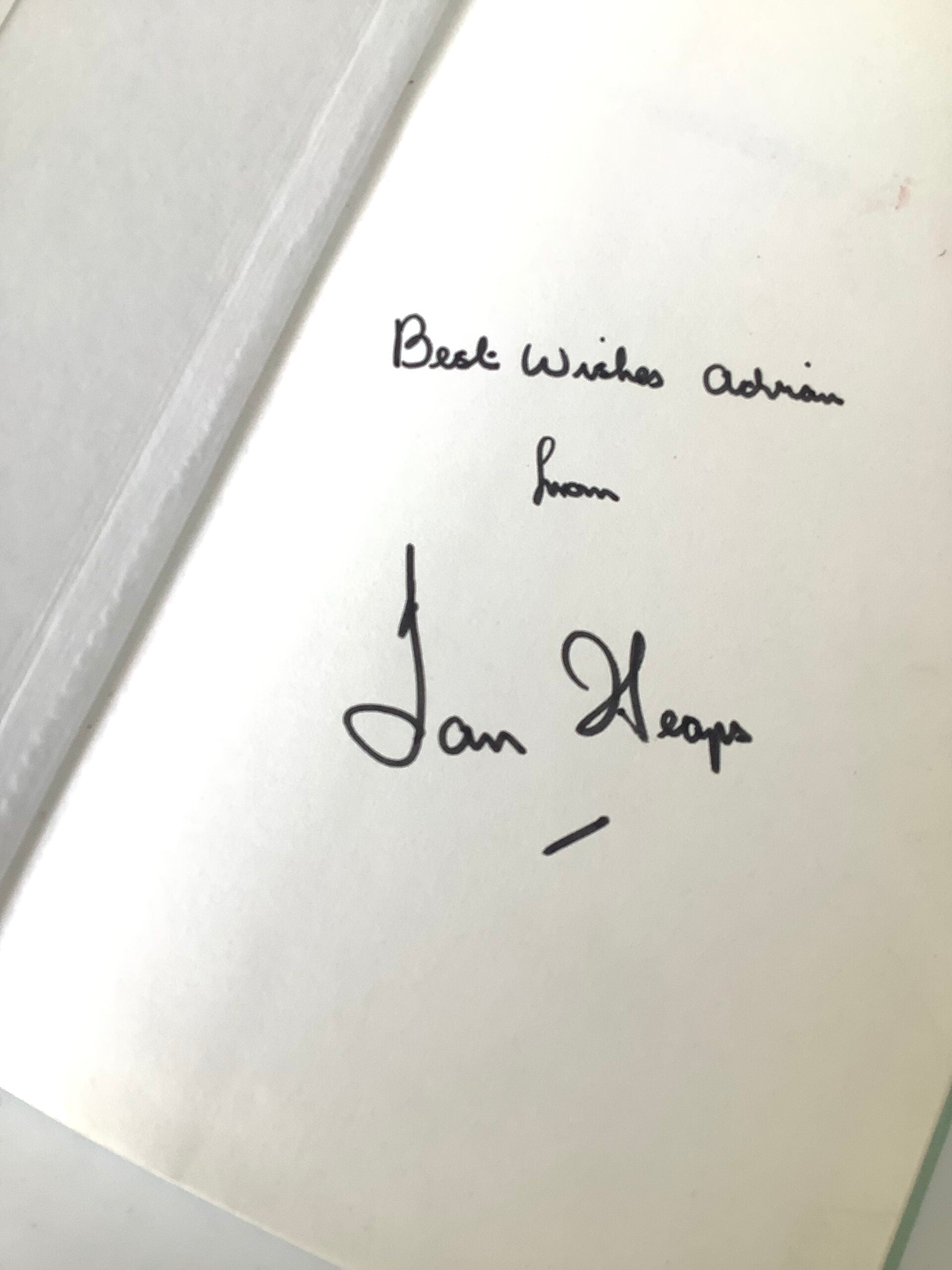 Ian Heaps on Fishing first edition signed