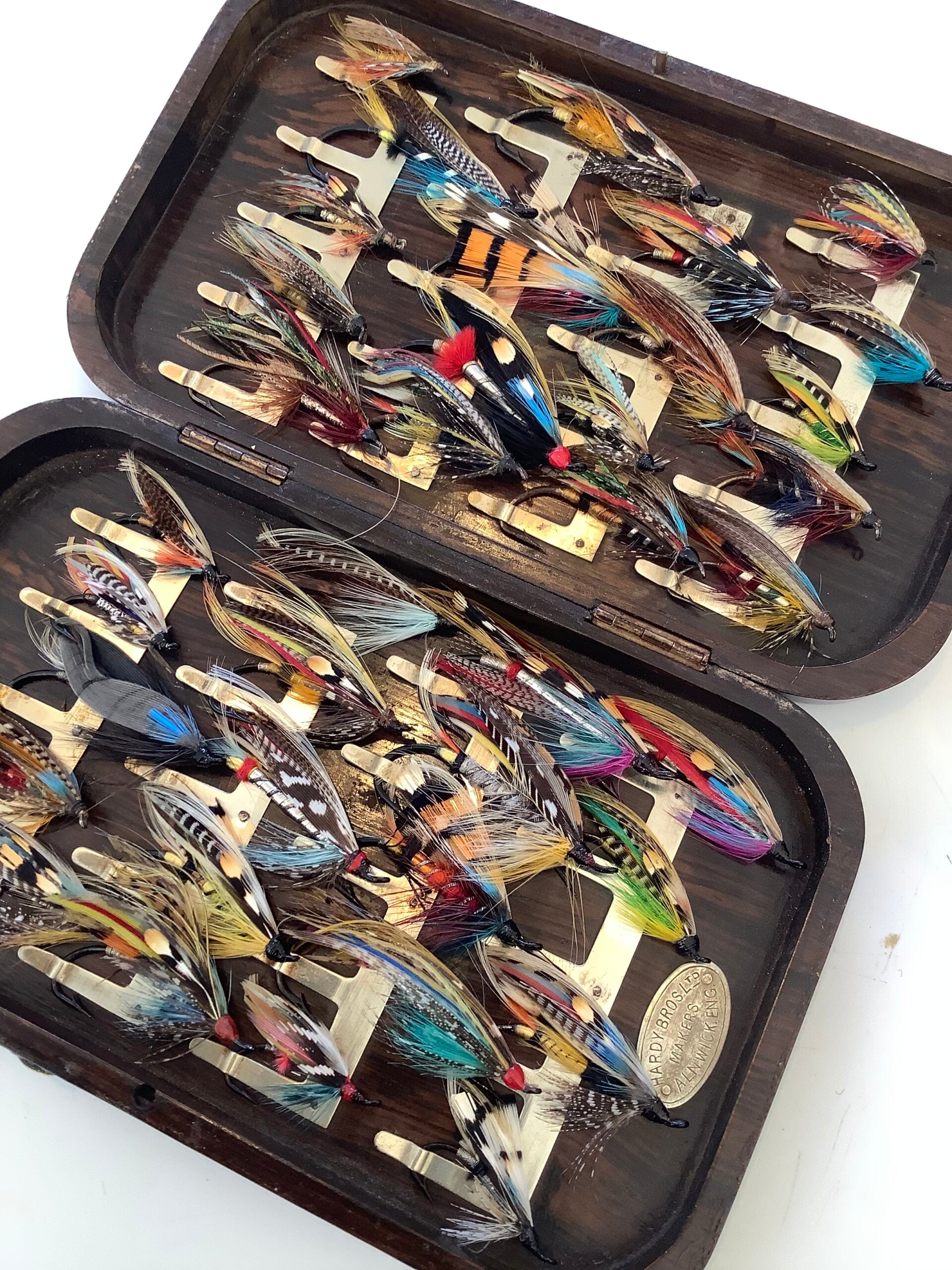 Very Rare Hardy Bros No.1 Rosewood Clip Salmon Fly Box