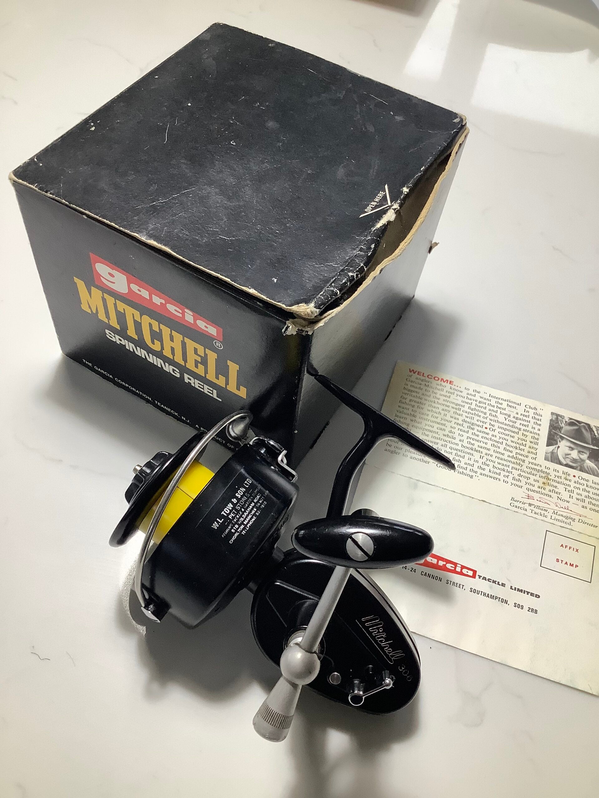 Vintage Boxed Mitchell 306 Fixed Spool Reel