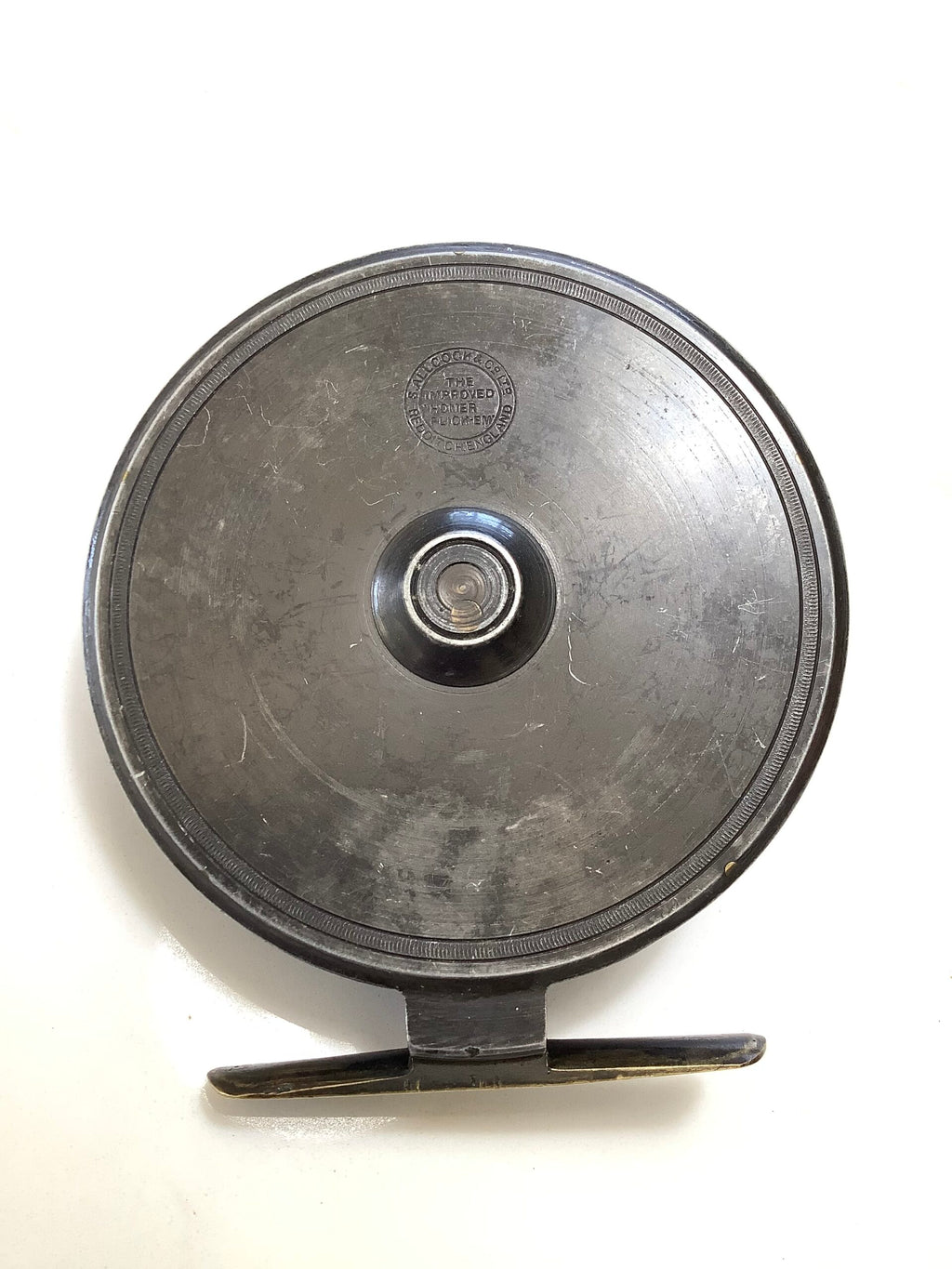 Very rare Antique Allcock Co “ HOMER IMPROVED FLICK-EM “ Centrepin