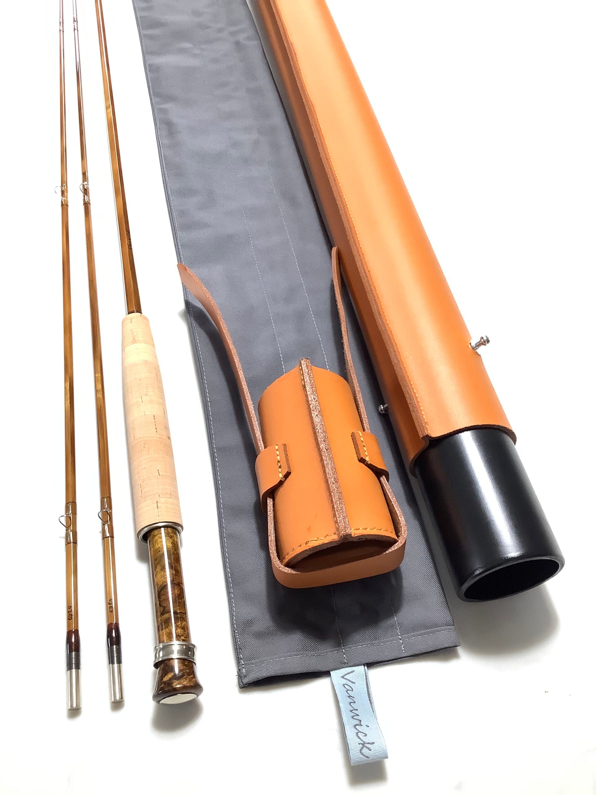 Highest Quality Bespoke Built “ THE CHALK STREAM DELUXE” 7 ft 6” #4 Fly Rod by VANWICK of The Netherlands