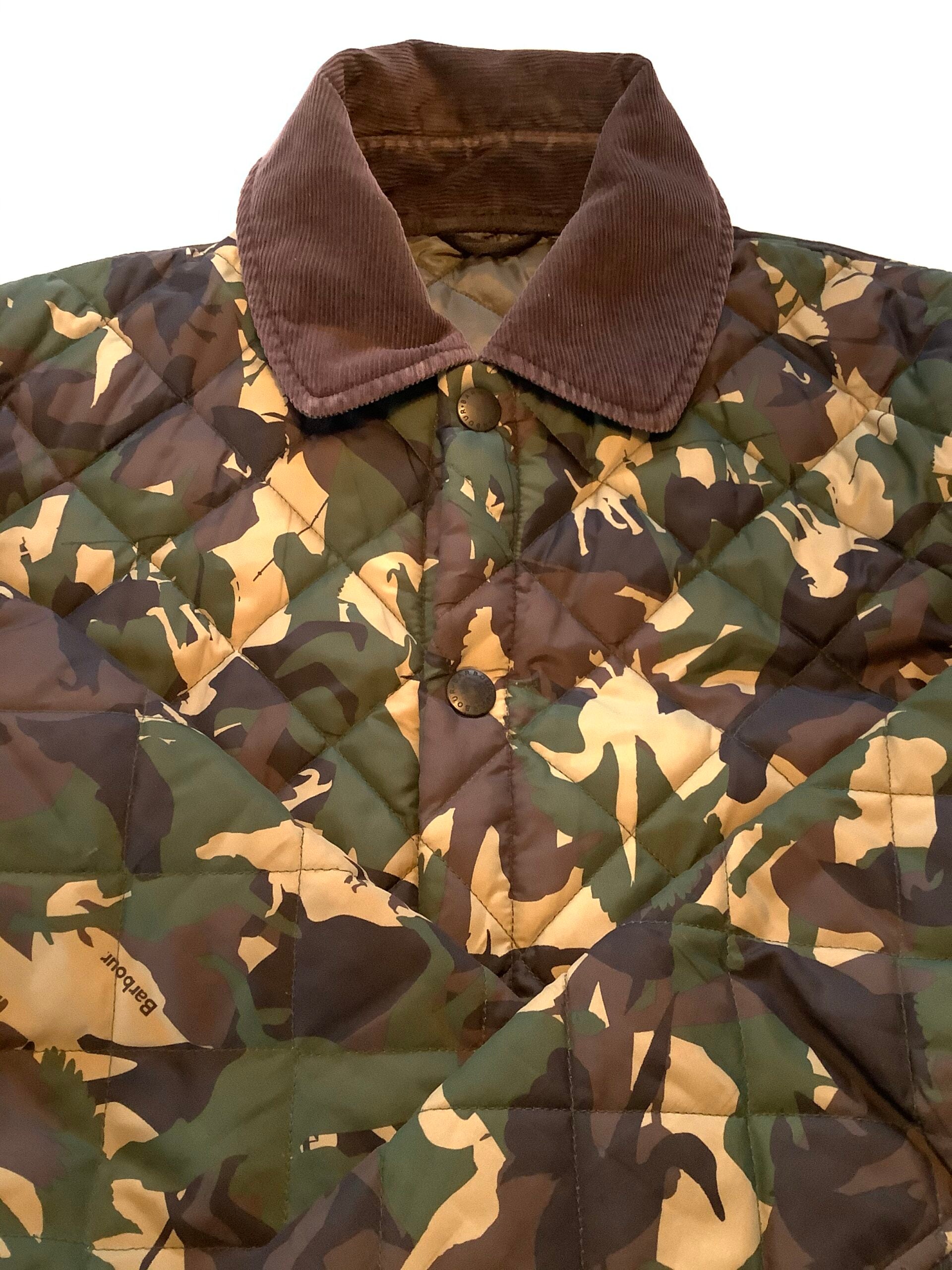 Rare Barbour Bourne Camouflage Game animal print Jacket
